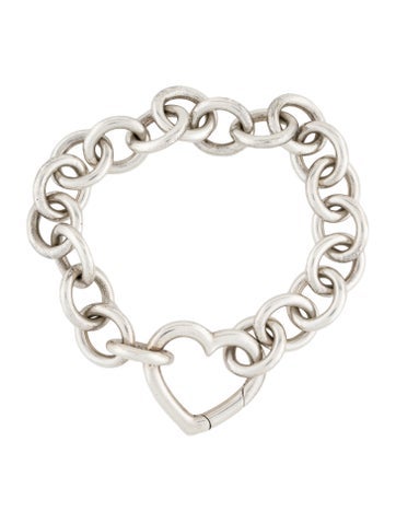 Tiffany & Co. Link Heart Clasp Bracelet