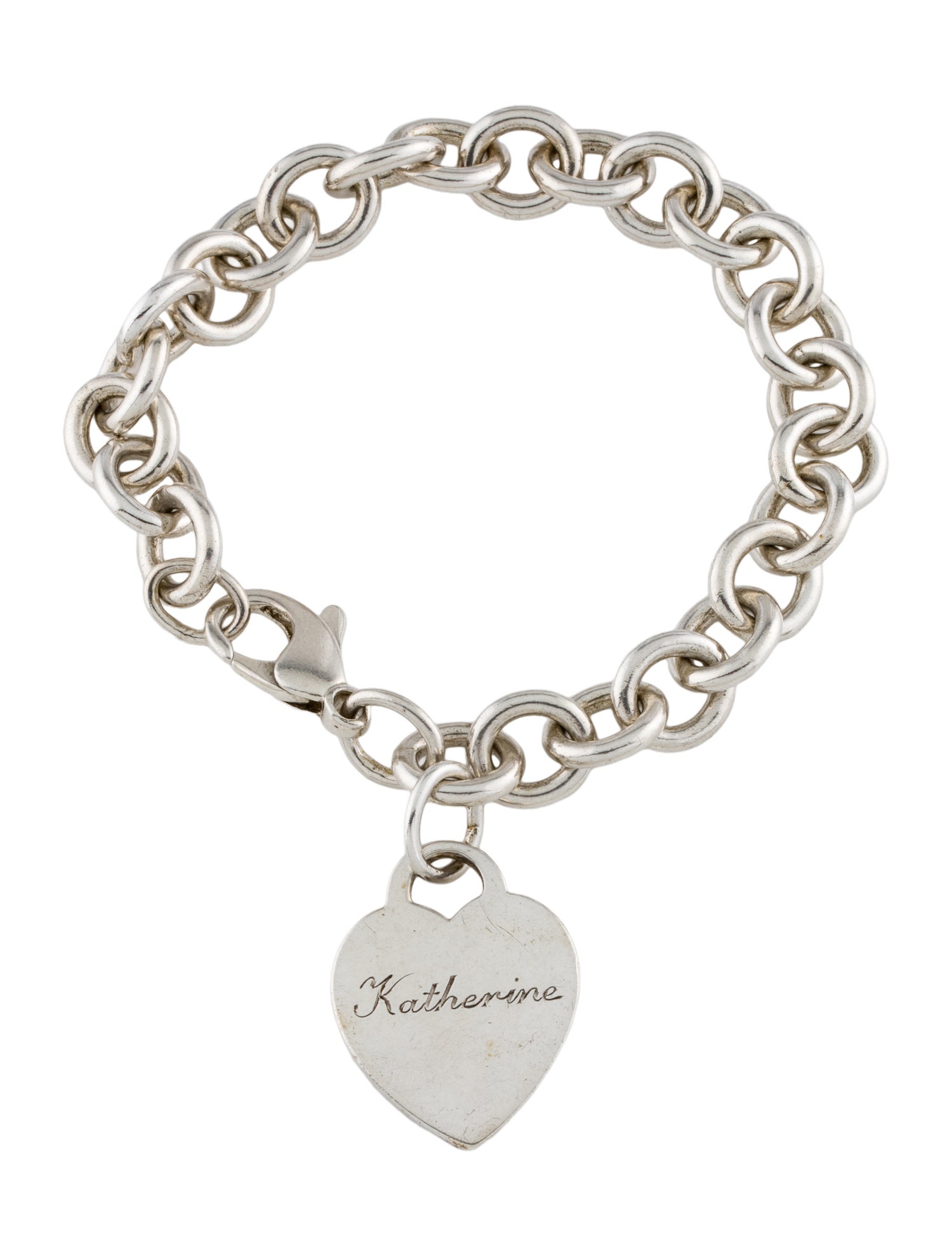 Tiffany & Co. Heart Tag Charm Bracelet