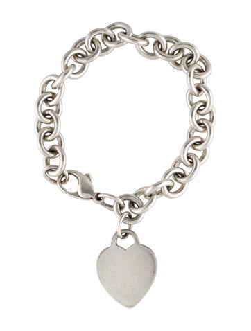 Tiffany & Co. Charm Heart Tag Bracelet