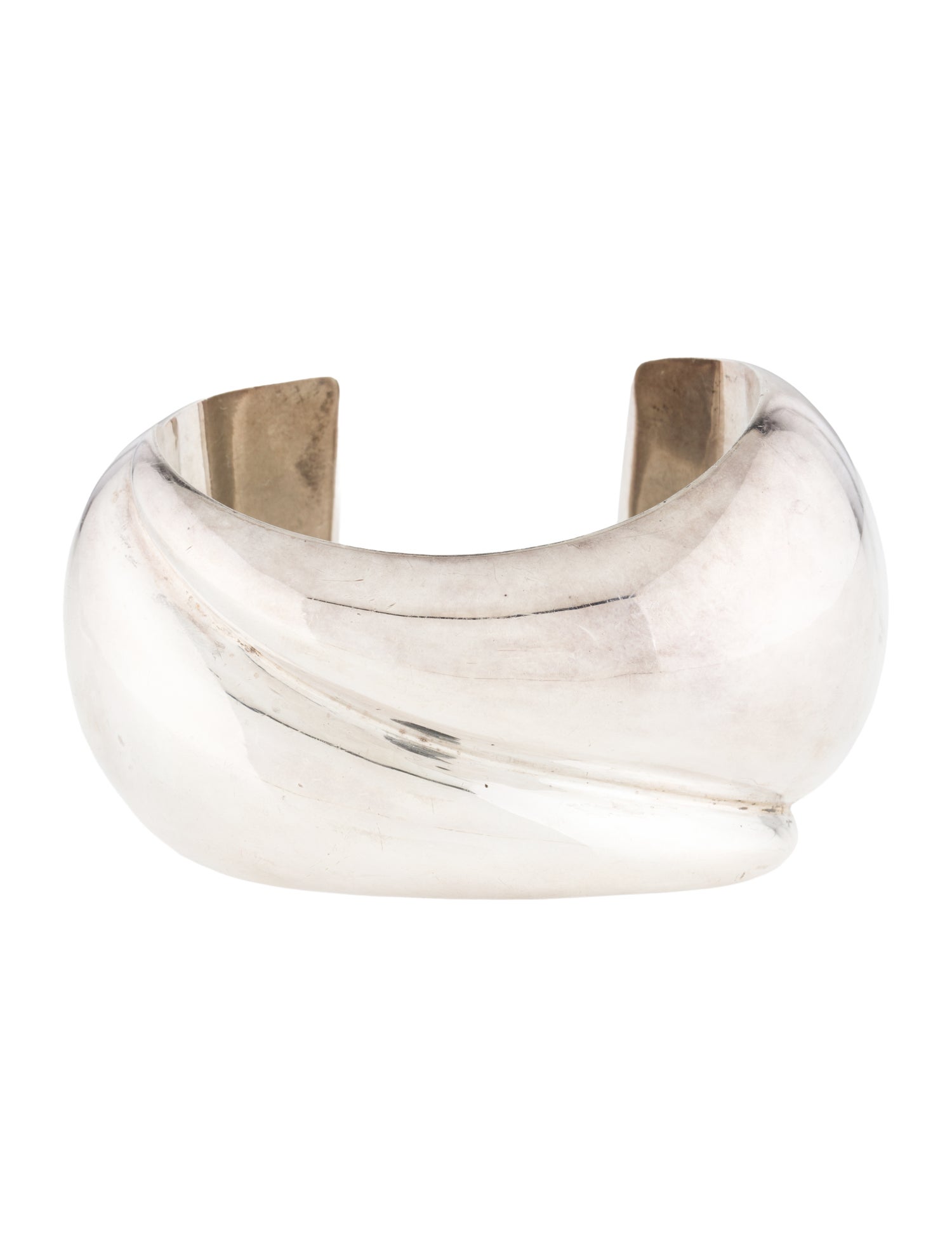 ◇YVES SAINT LAURENT カフス シェル&クリスタル　No.87 Saint Laurent Stacked Cuff in Metal | Saks Fifth Avenue