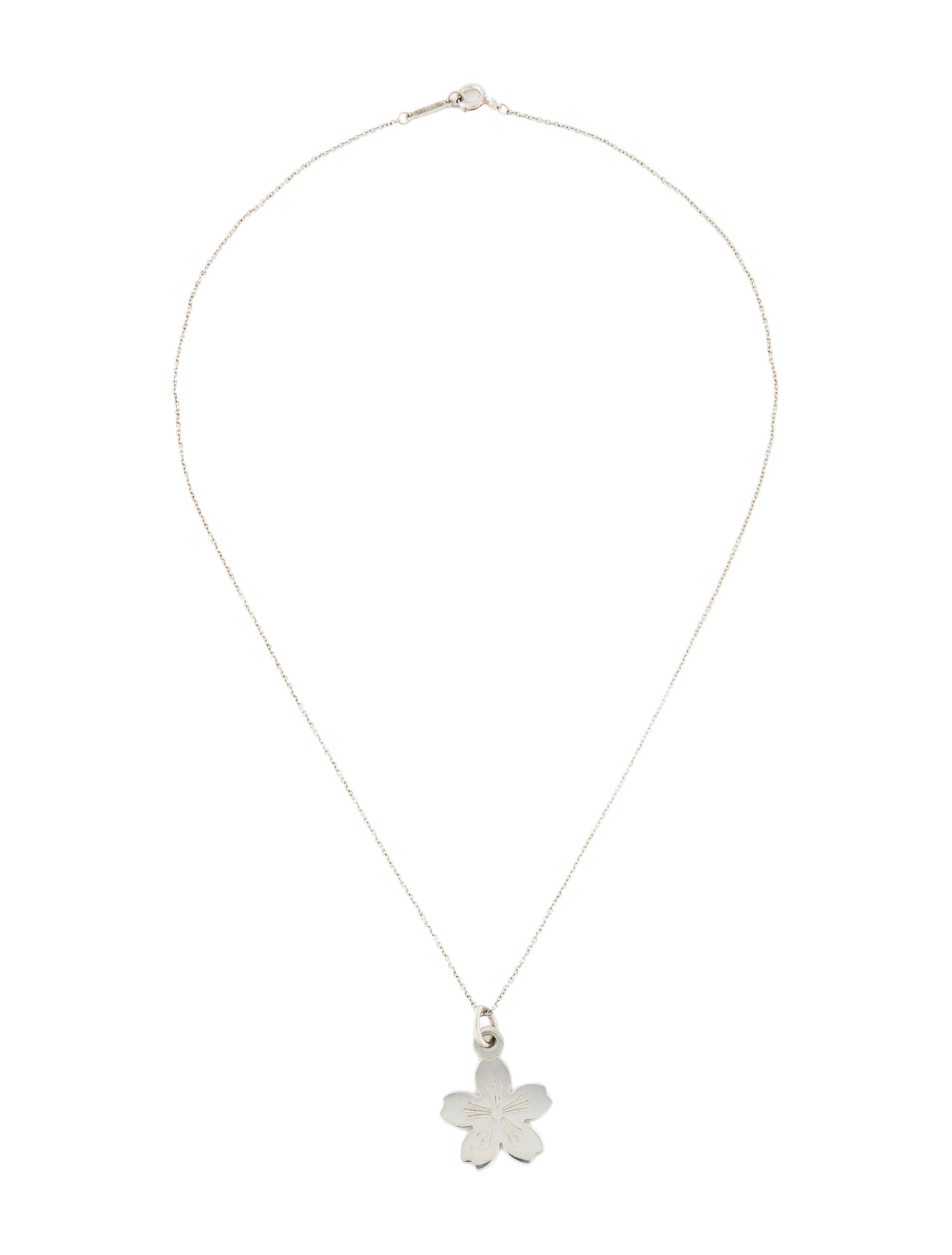 Tiffany & Co. 花型ネックレス　GO WOMEN 2015 Tiffany & Co. 'Go Women 2015' Flower Pendant Necklace