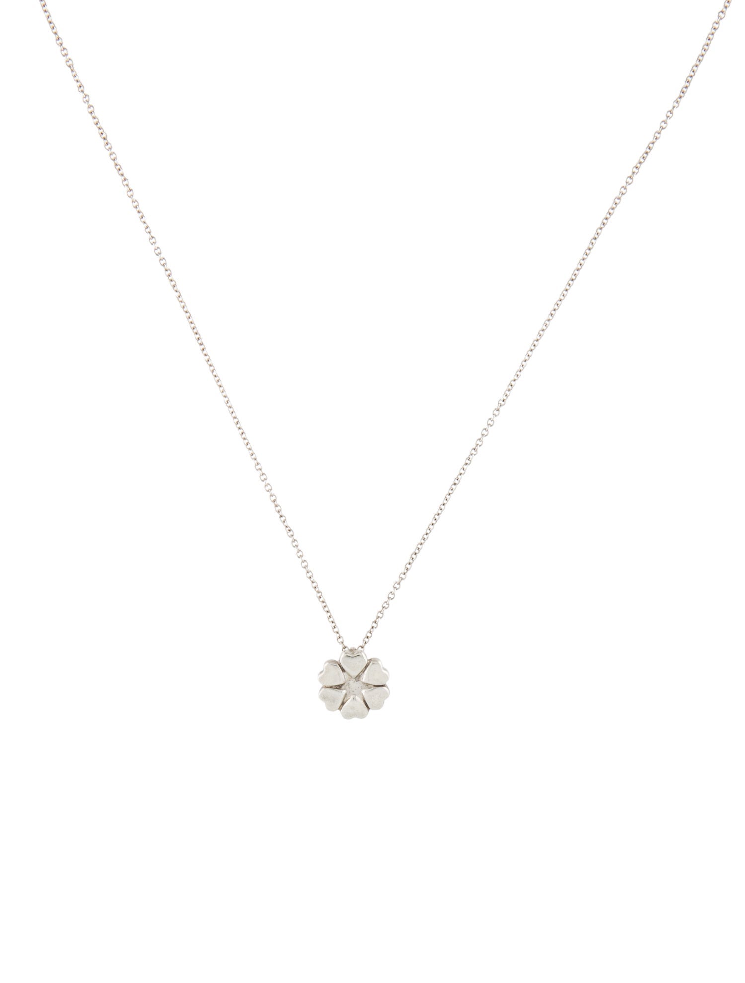 Tiffany & Co. Flower of Hearts Pendant Necklace