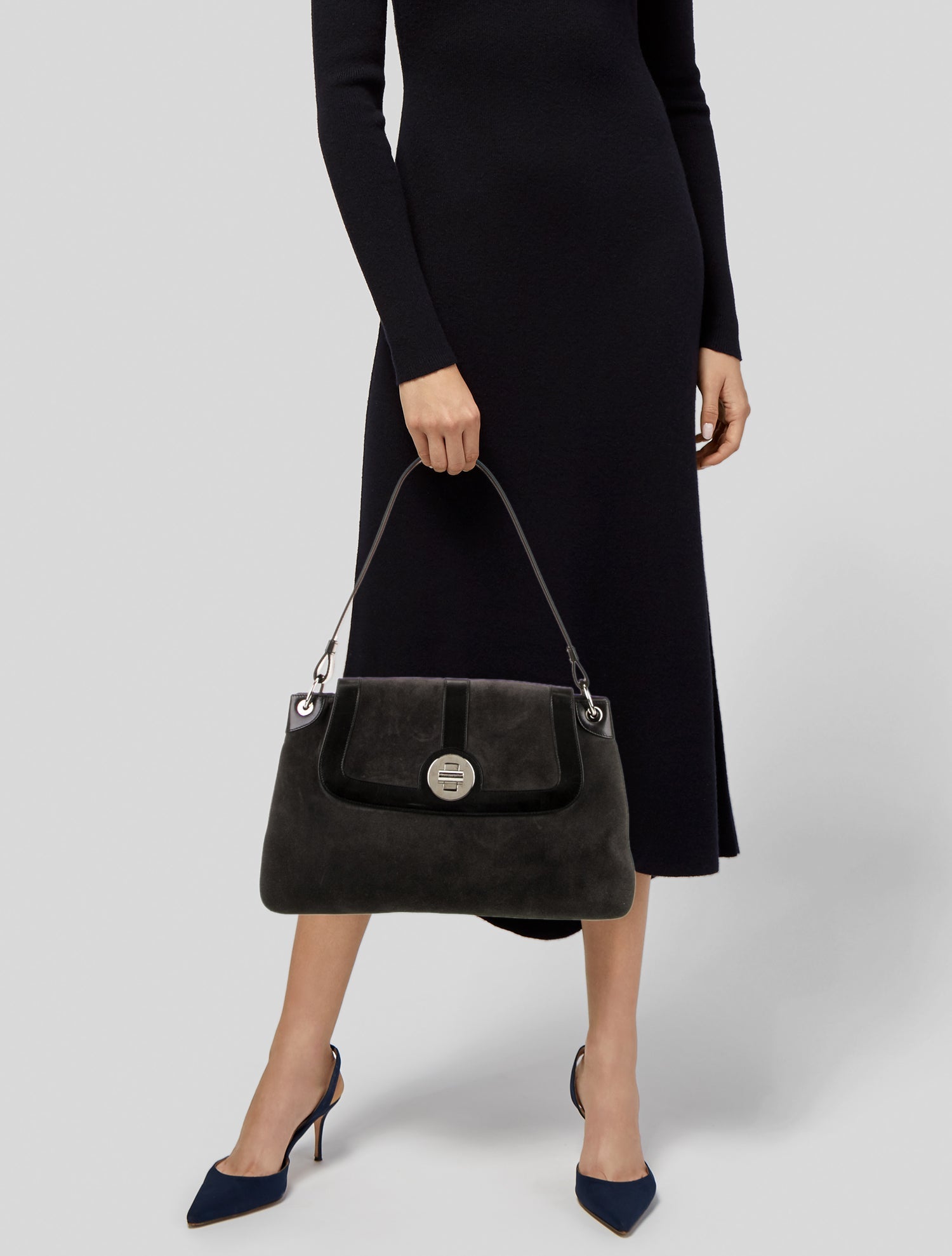 Tiffany & Co. Suede Shoulder Bag