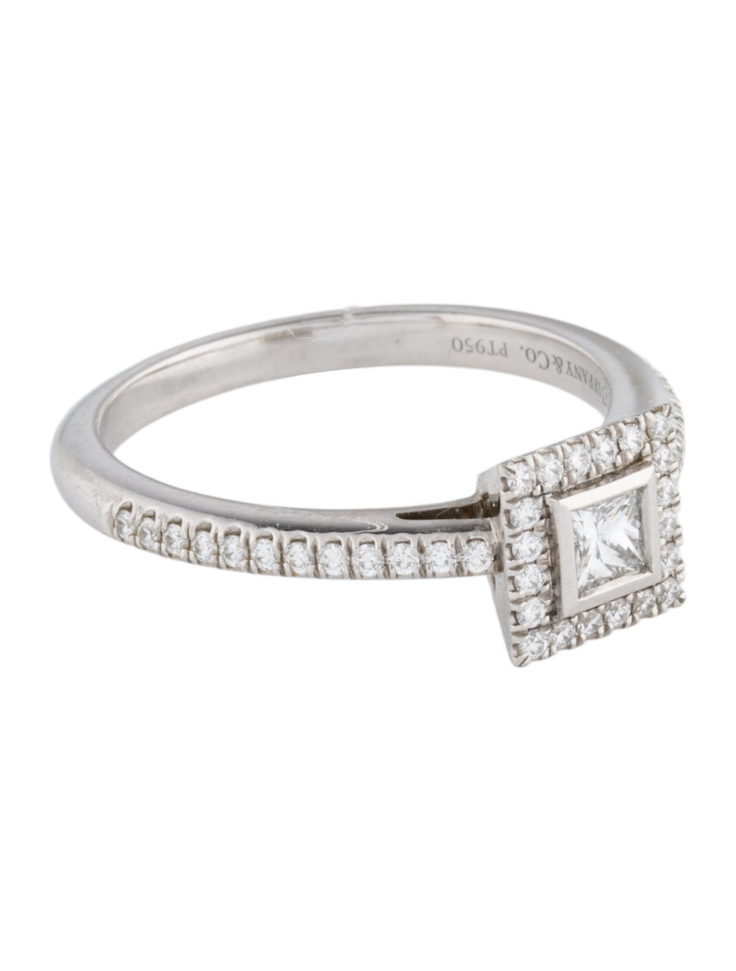 Tiffany & Co. Platinum Diamond Engagement Ring