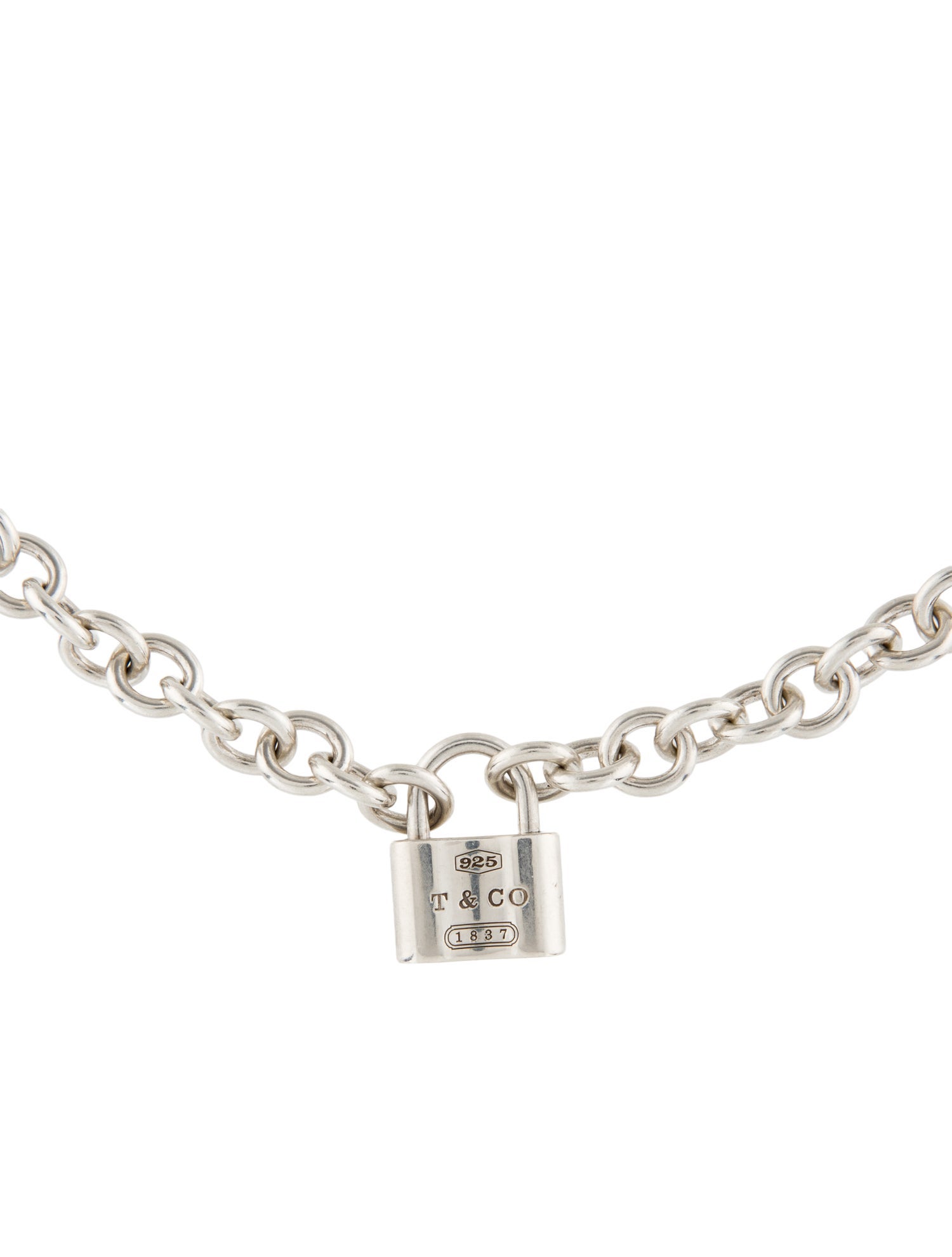 Tiffany & Co. 1837® Lock Pendant Necklace