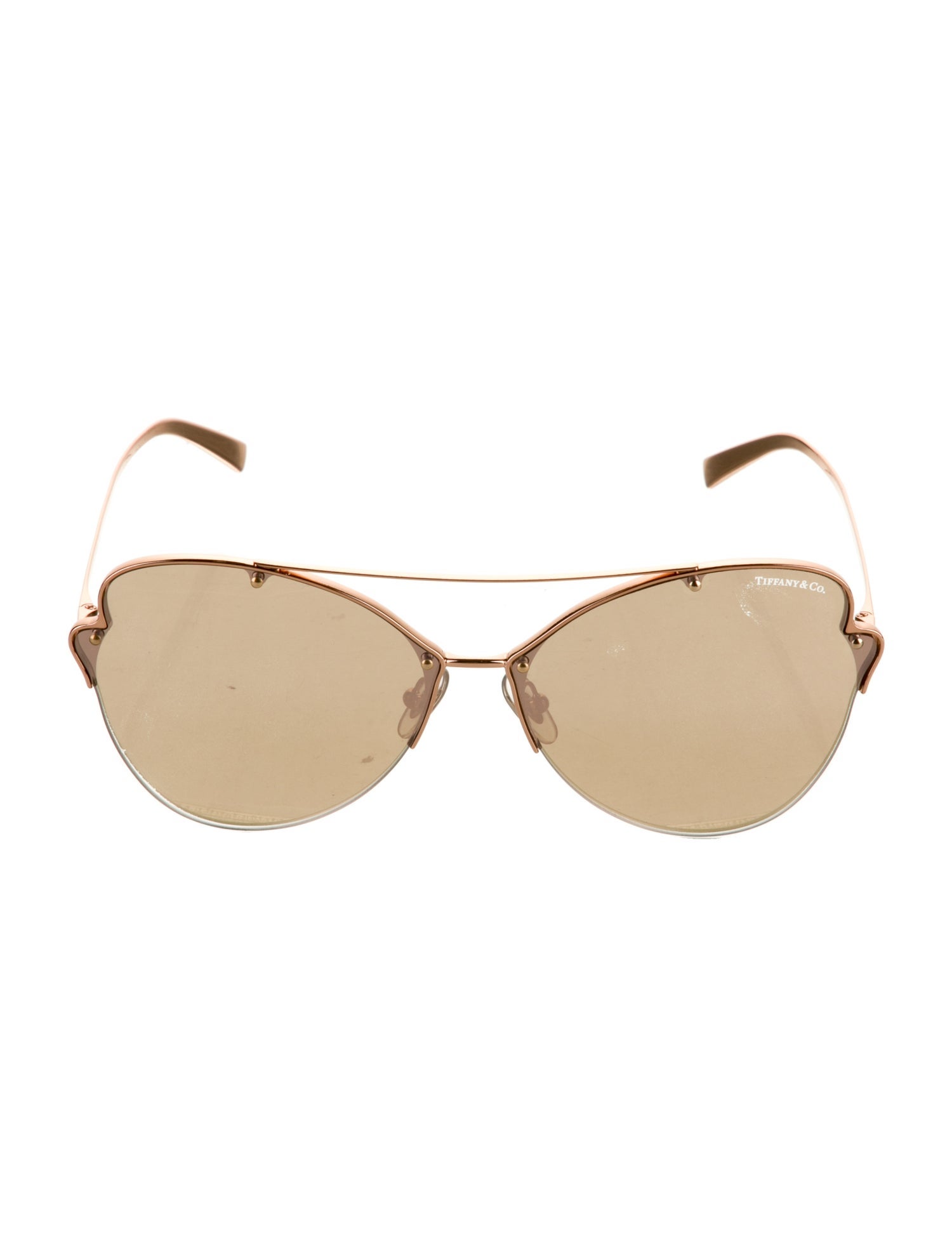 Tiffany & Co. Aviator Mirrored Sunglasses
