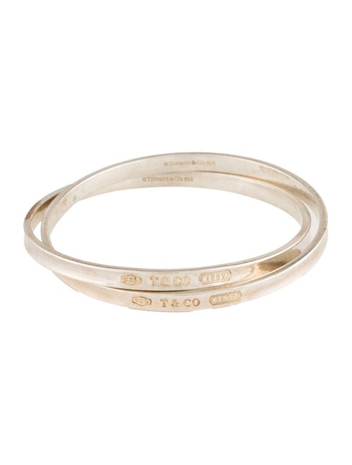 Tiffany & Co. Interlocking Circles Rolling Bangle Bracelet