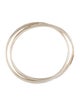Tiffany & Co. Interlocking Circles Rolling Bangle Bracelet