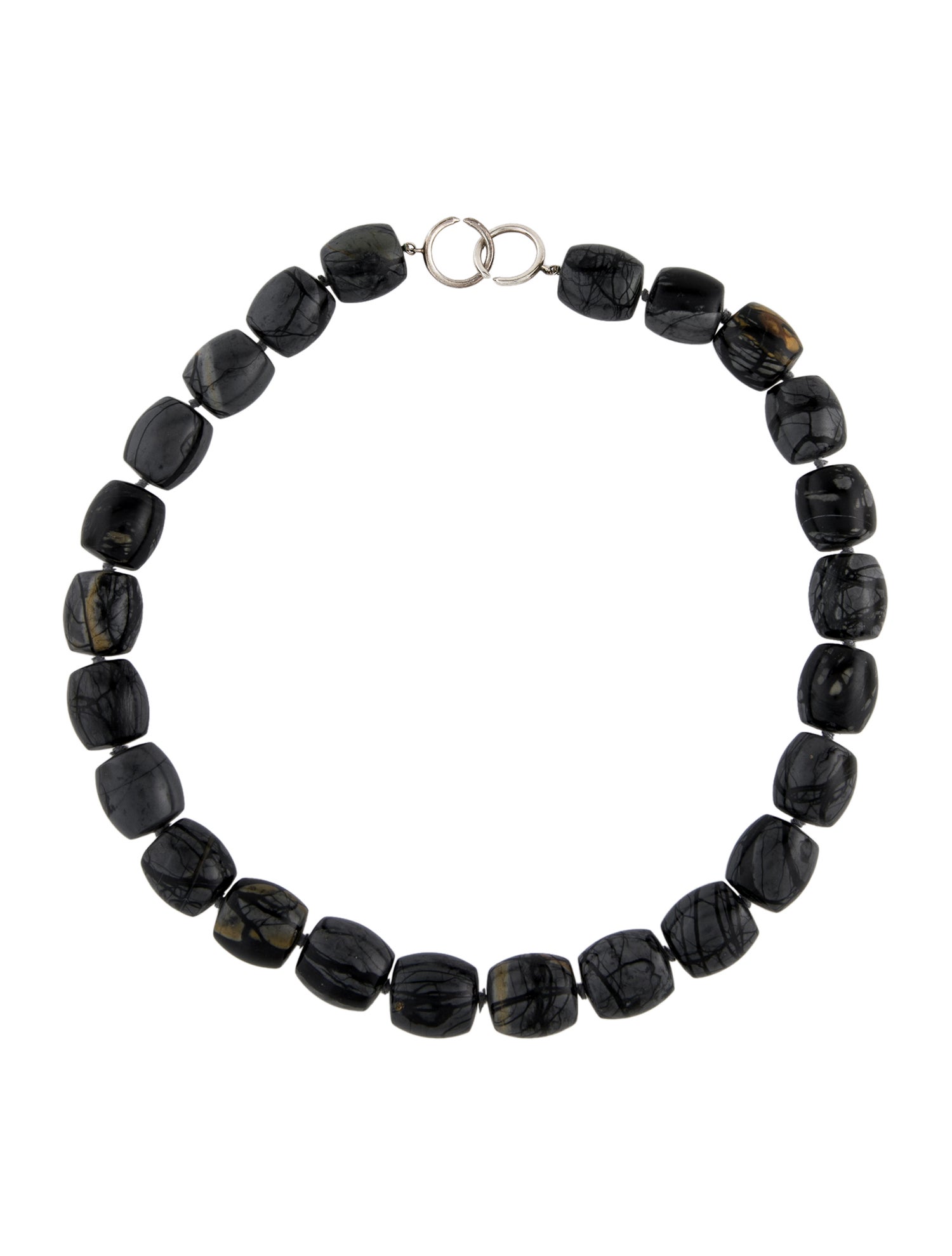 Tiffany & Co. Jasper Beaded Necklace