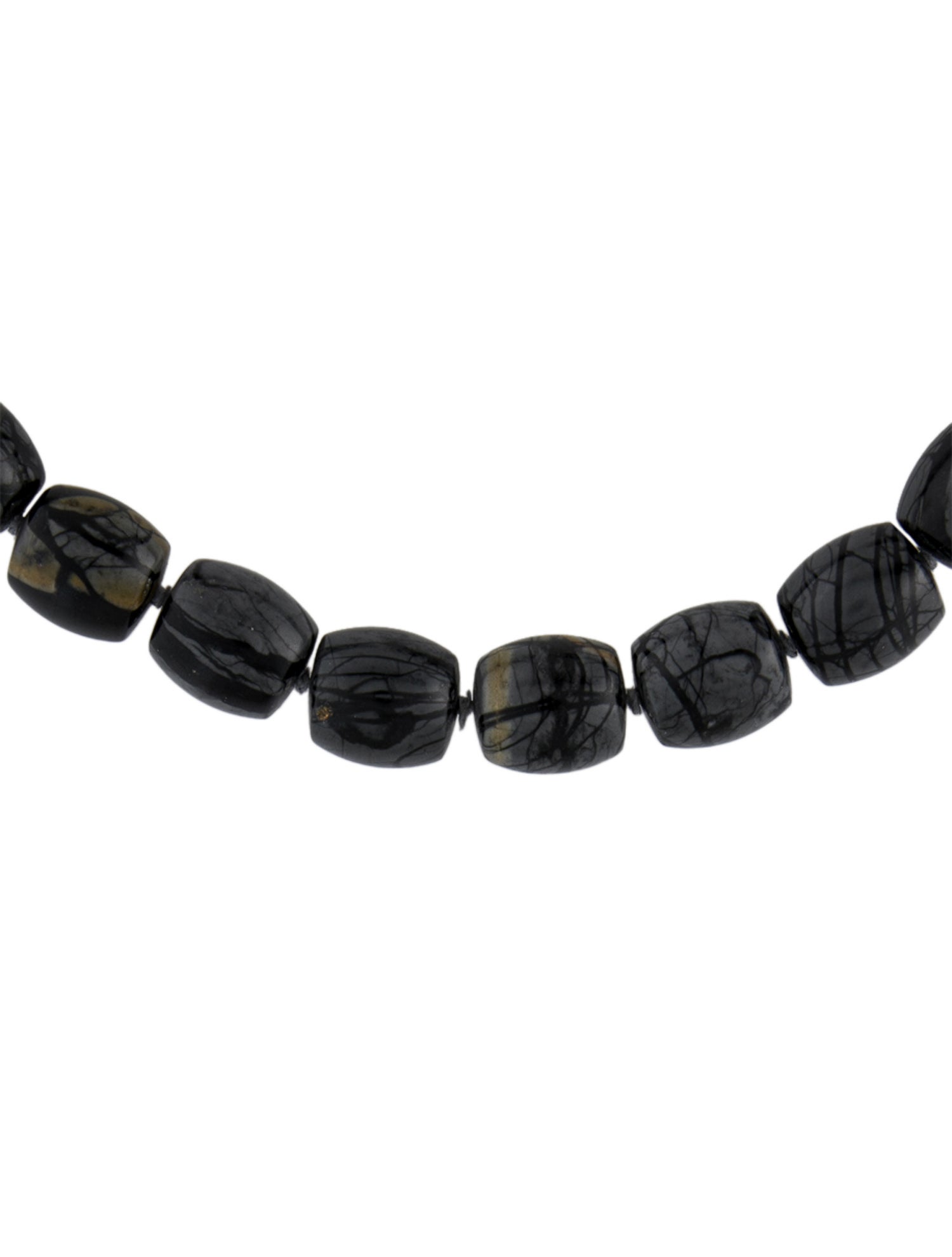 Tiffany & Co. Jasper Beaded Necklace