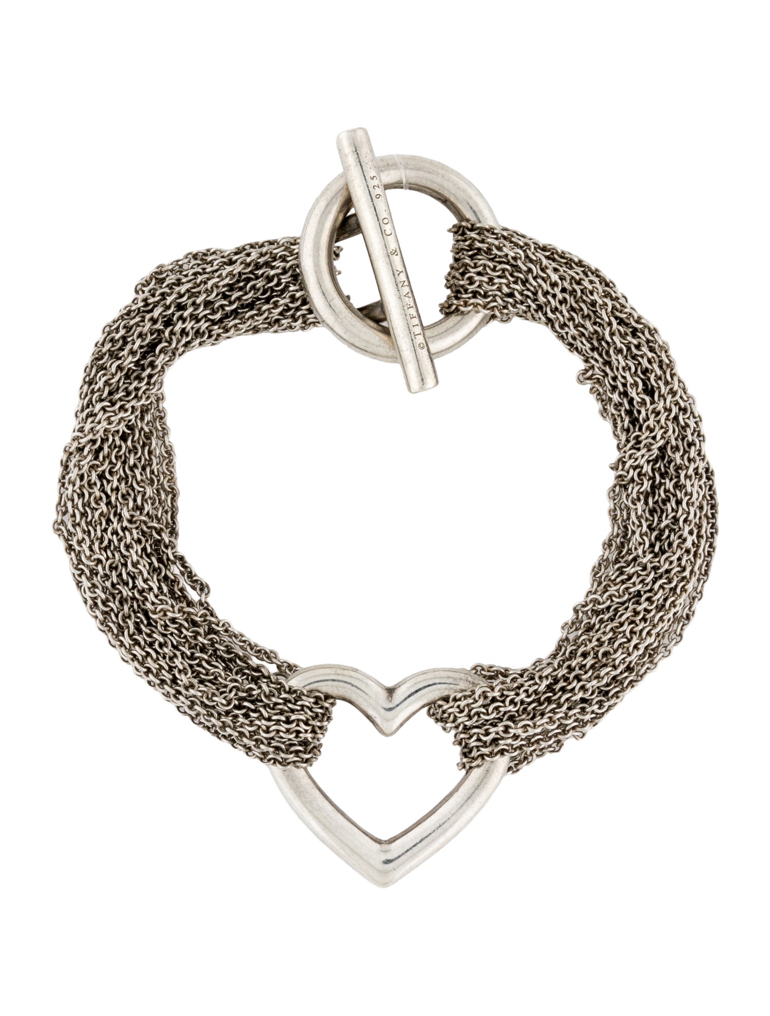 Tiffany & Co. Heart Multistrand Toggle Bracelet