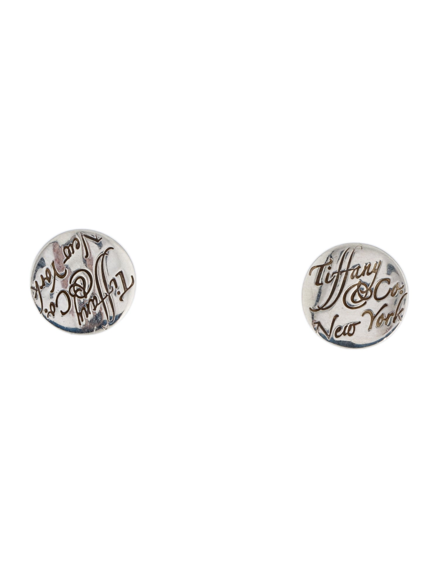 Tiffany & Co. Notes Stud Earrings