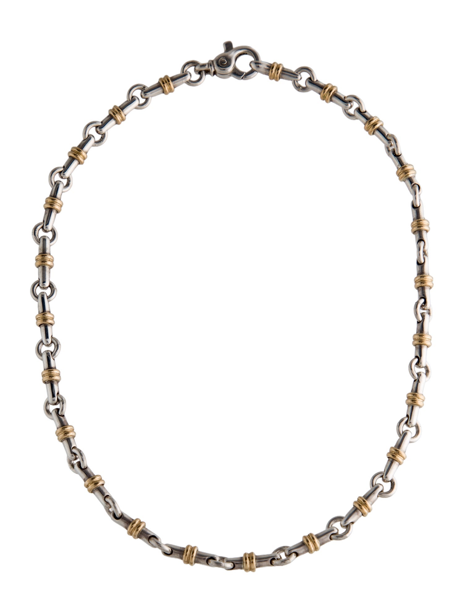 Chrome Hearts Paper Chain Necklace - Sterling Silver Chain