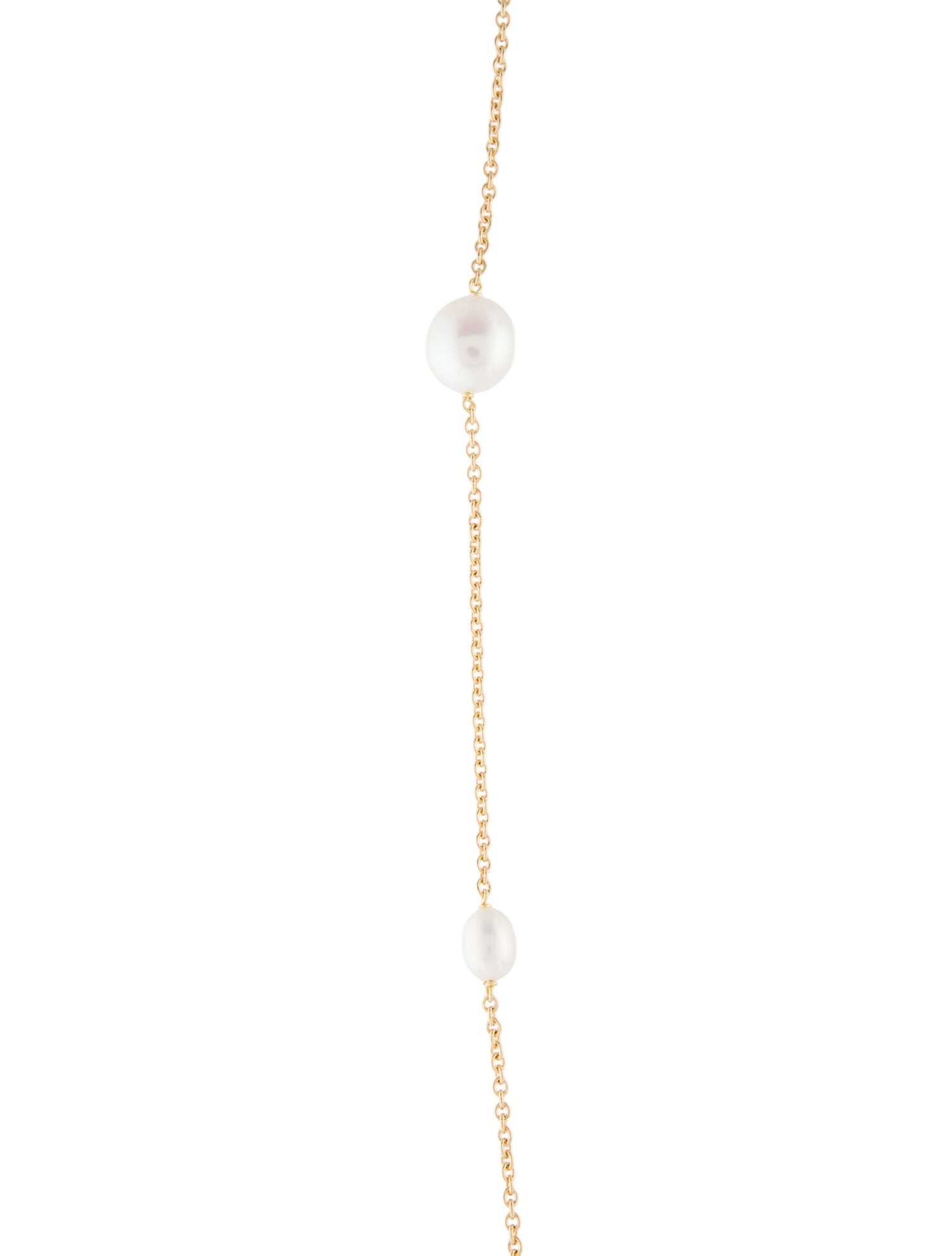 Tiffany & Co. 18K Pearls by the Yard Sprinkle Station Necklace