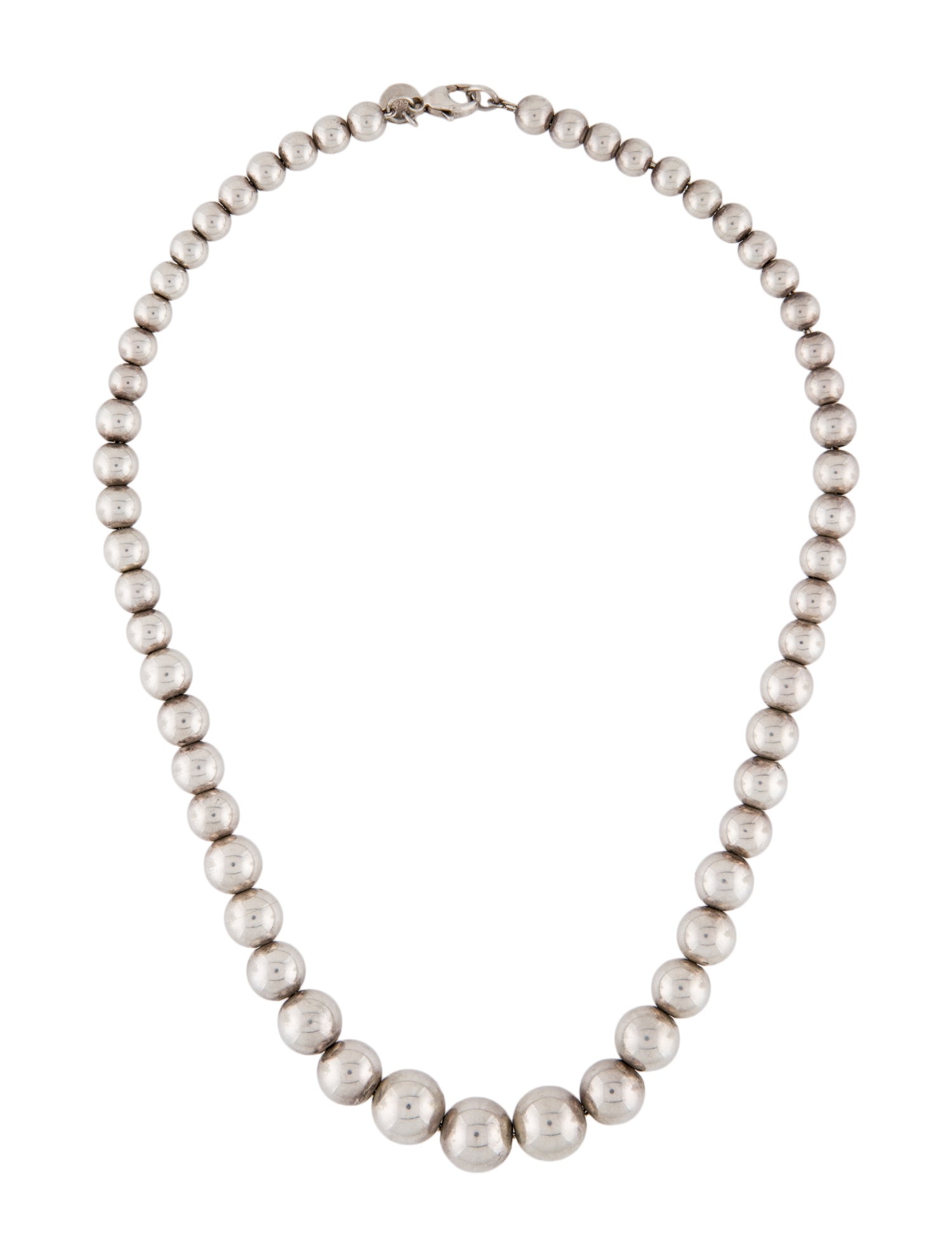 Tiffany & Co. Graduated Ball Necklace