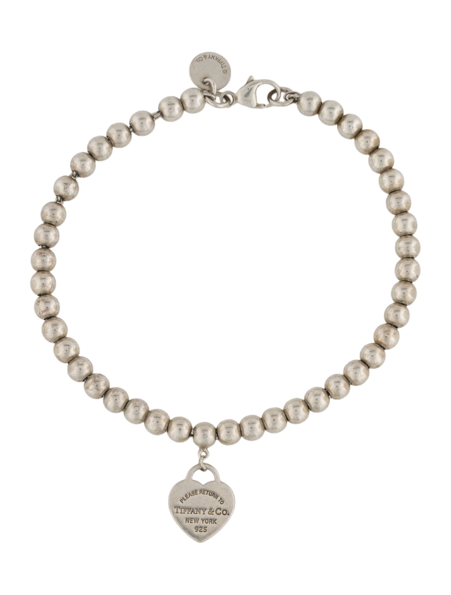 Tiffany & Co. Return to Tiffany Heart Tag Bead Bracelet
