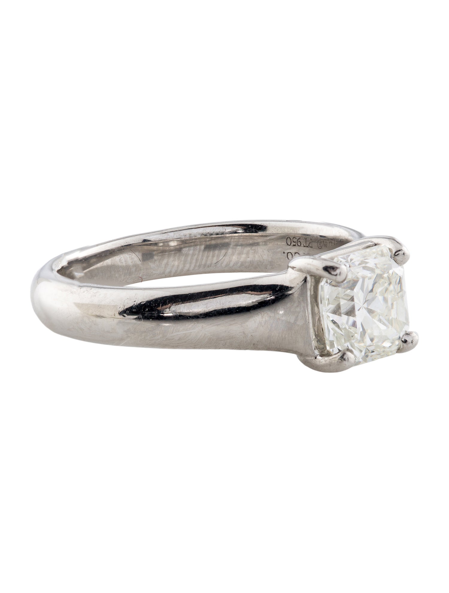 Tiffany & Co. Platinum 1.12ct Diamond Lucida Engagement Ring