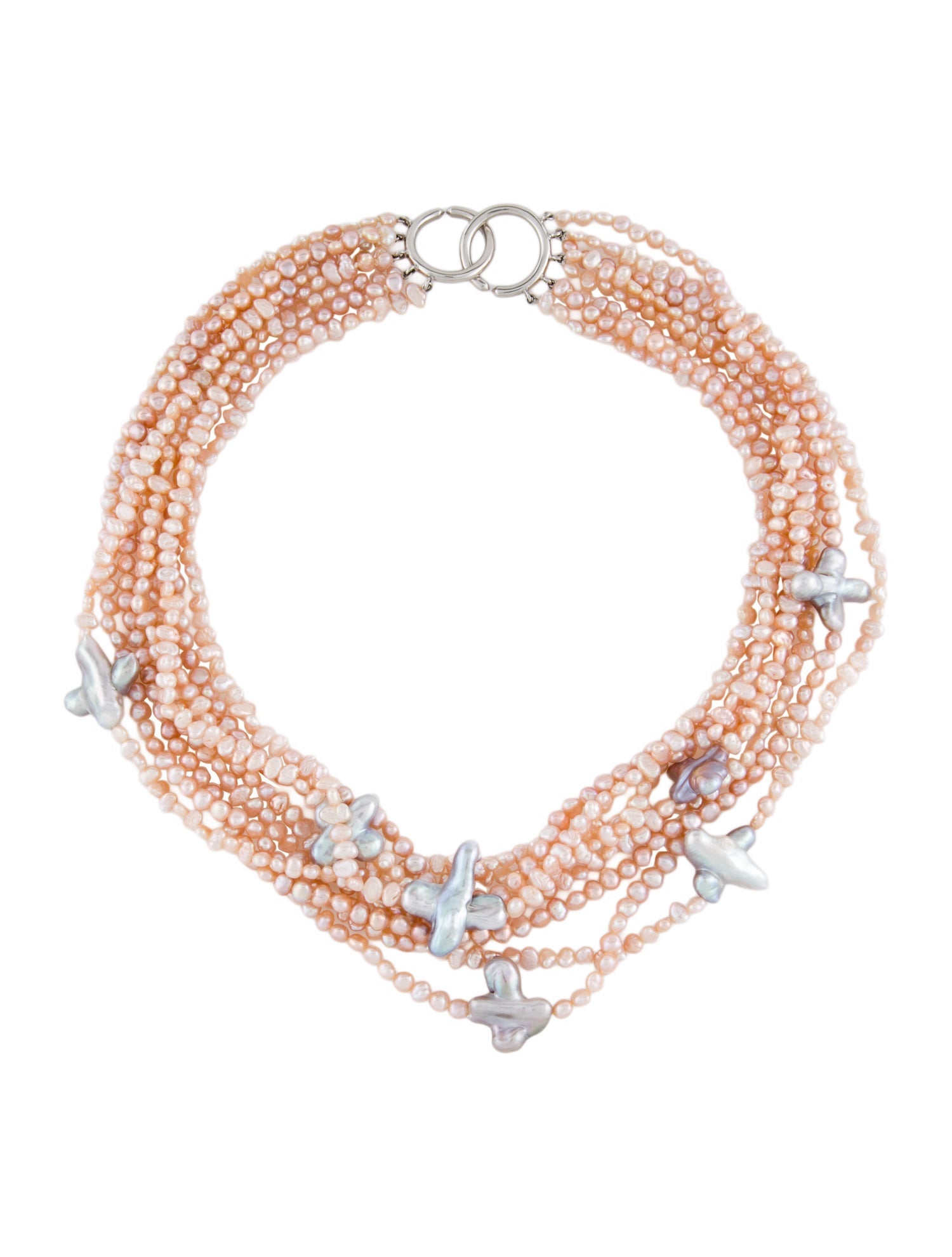 Tiffany & Co. Vintage Platinum Pearl Paloma Picasso Necklace