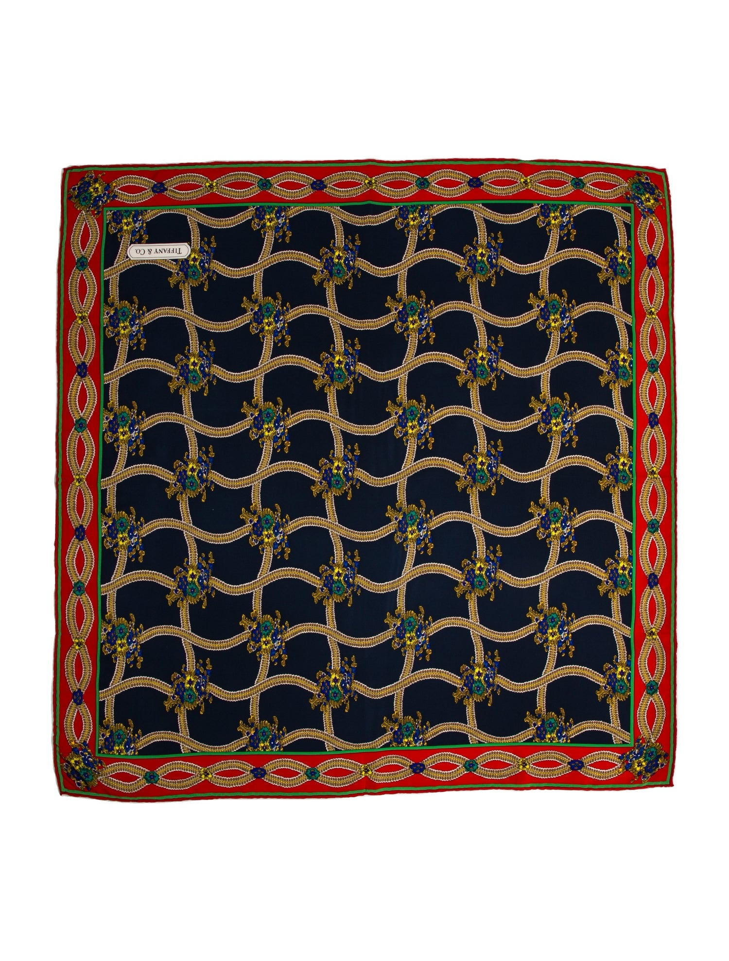 Tiffany & Co. Silk Printed Scarf