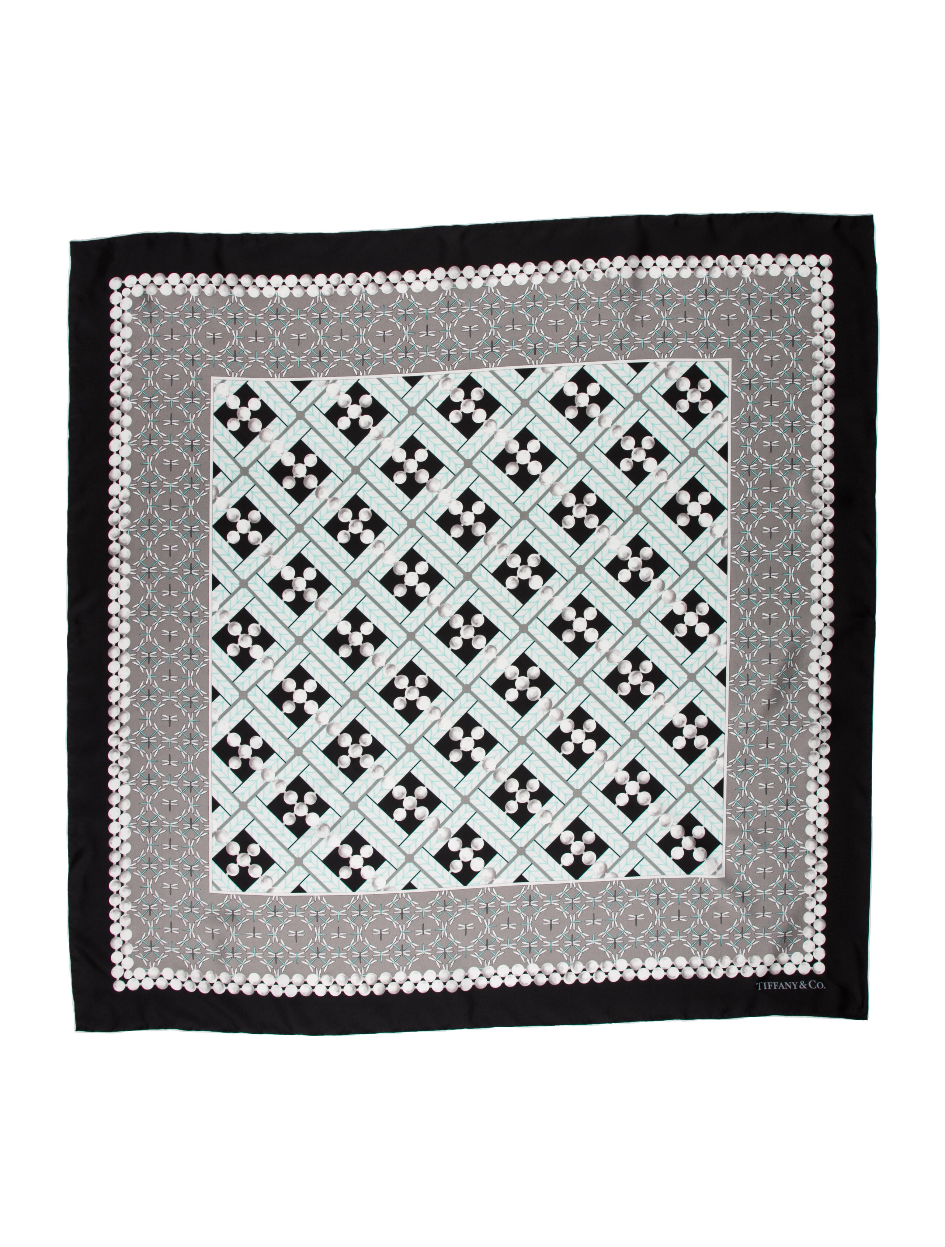 Tiffany & Co. Silk Printed Scarf