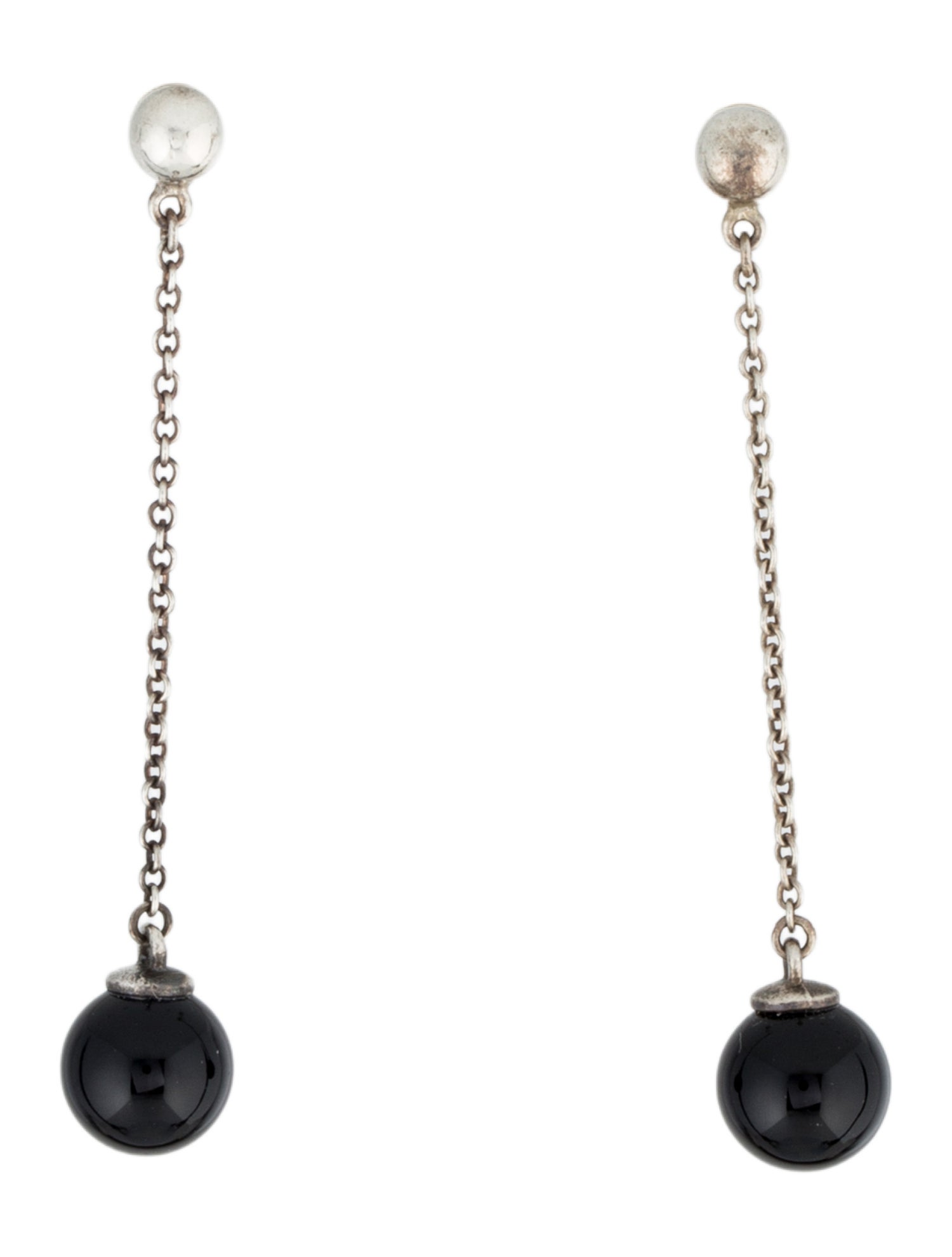 Tiffany & Co. Onyx Drop Earrings