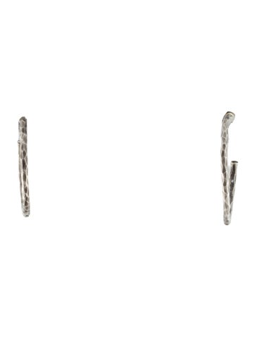 Tiffany & Co. Hoop Hammered Earrings