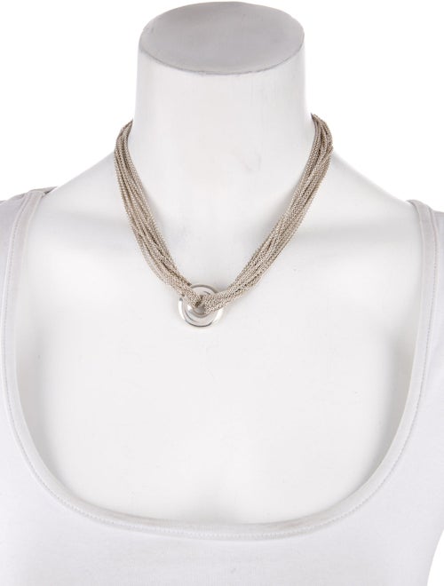 Tiffany & Co. Multistrand Circle Toggle Necklace