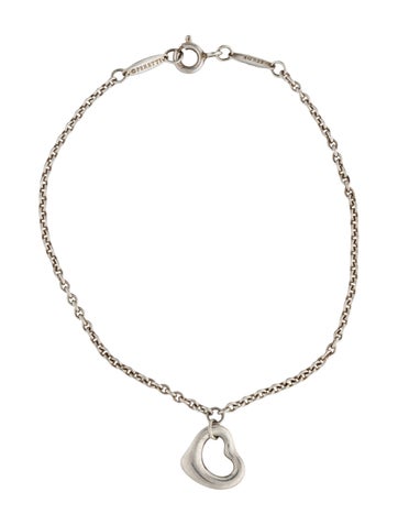Tiffany & Co. Charm Open Heart Bracelet