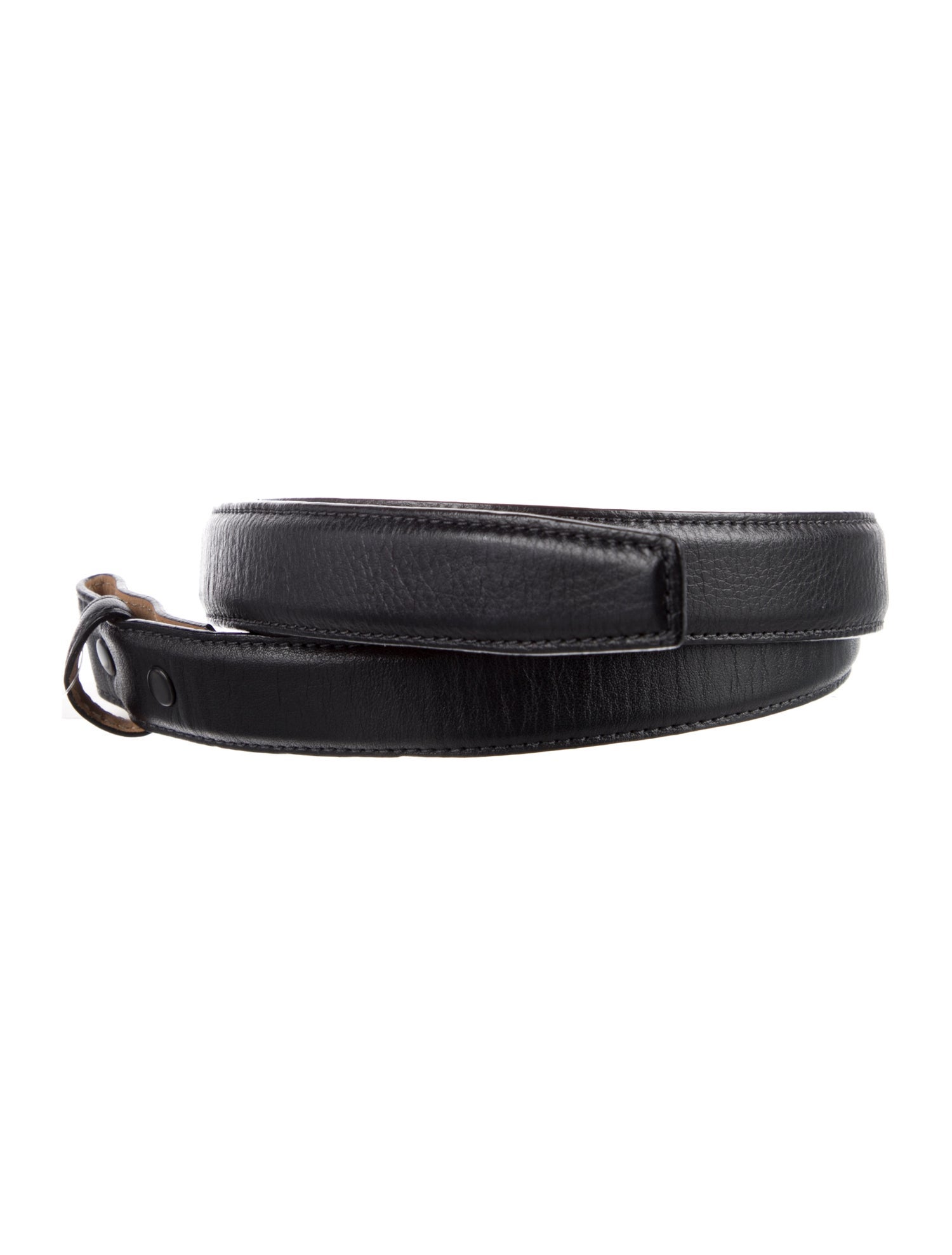 Tiffany & Co. Skinny Leather Waist Belt