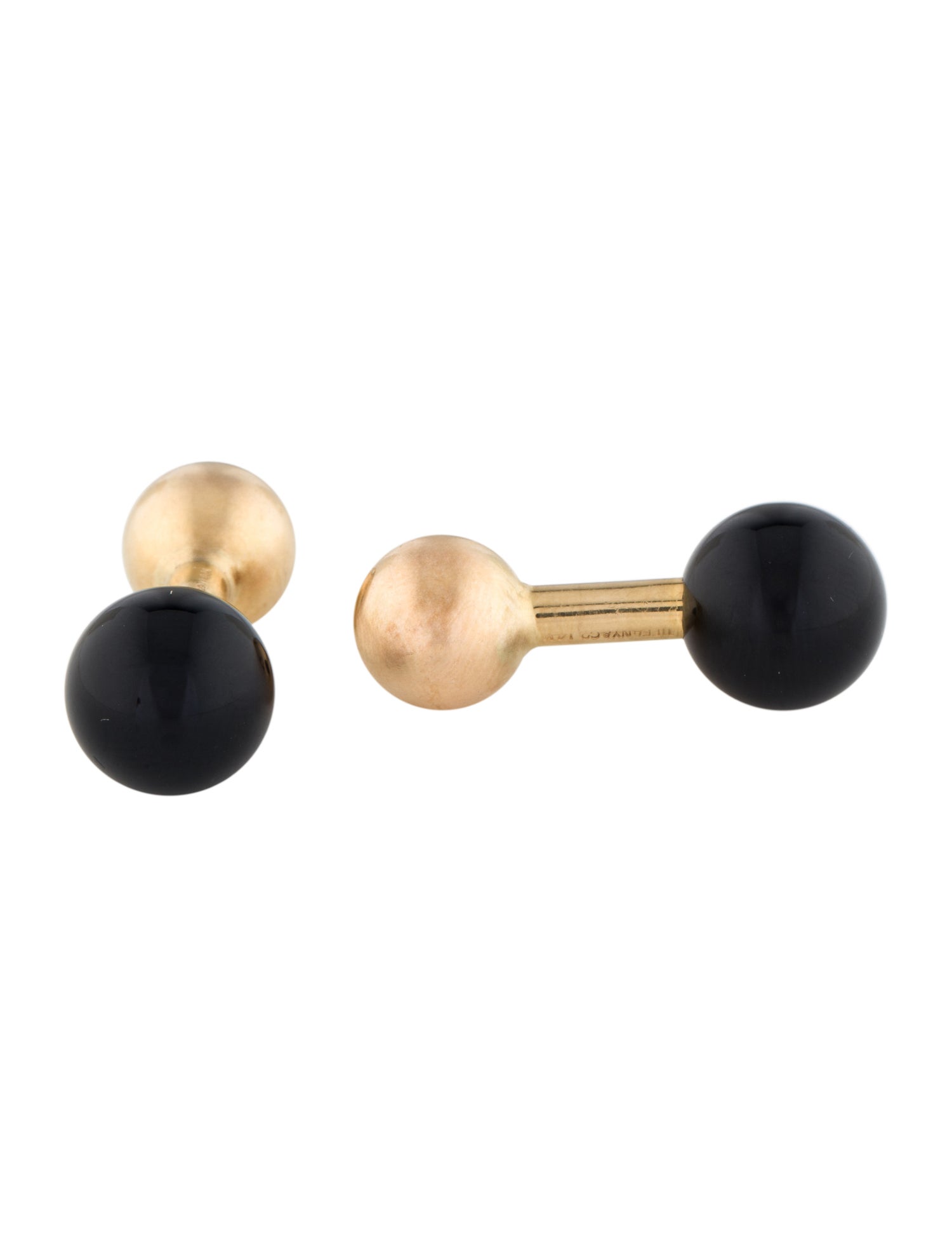 Tiffany & Co. 14K Onyx Cufflinks