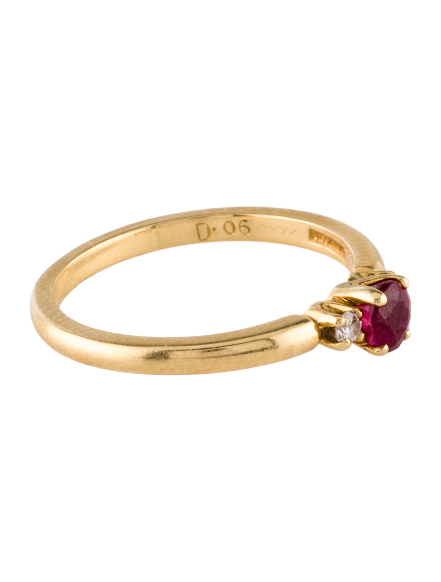 Tiffany & Co. 18K Ruby & Diamond Cocktail Ring
