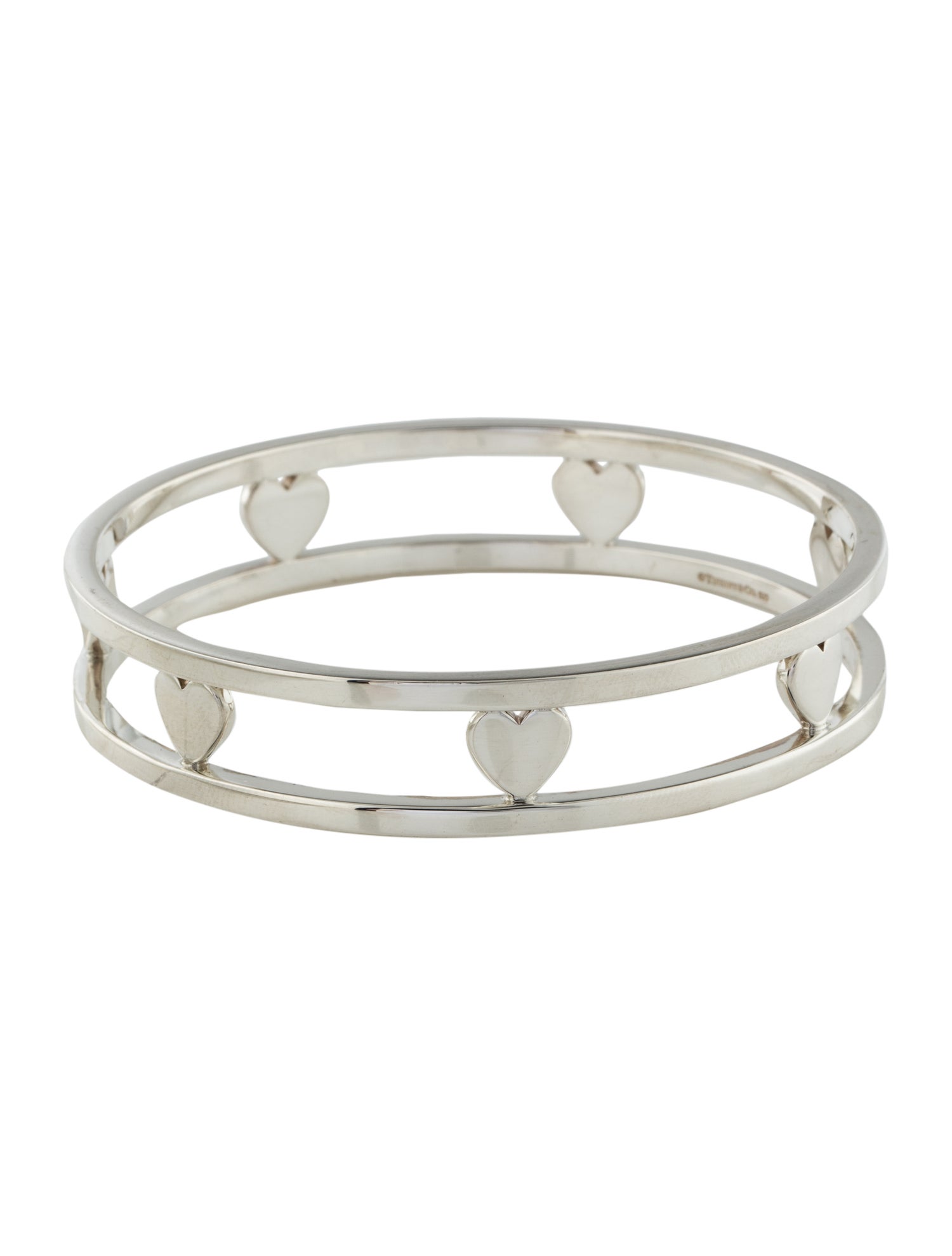 Tiffany & Co. Cut-Out Heart Bangle