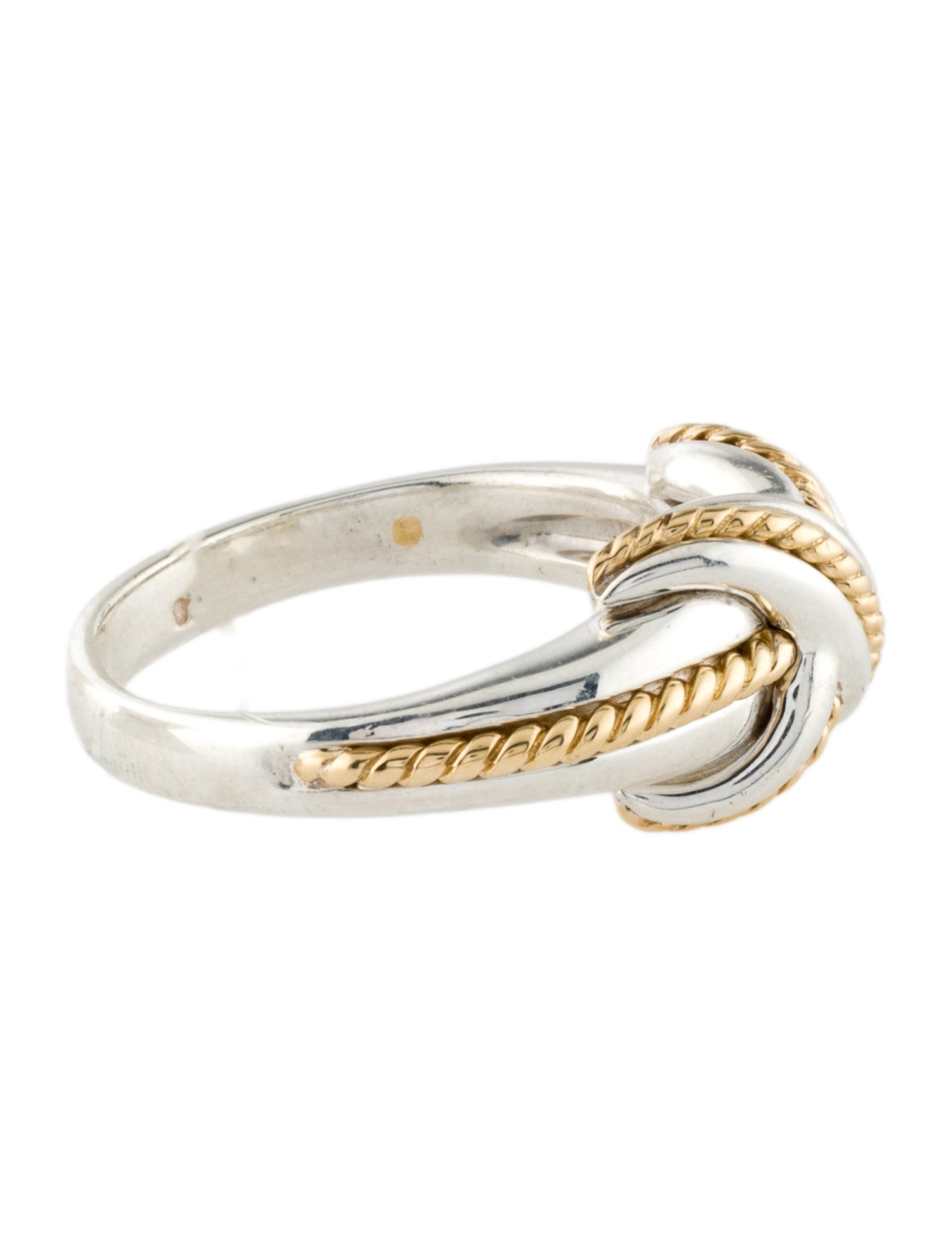 Tiffany & Co. Vintage Two-Tone Signature X Ring