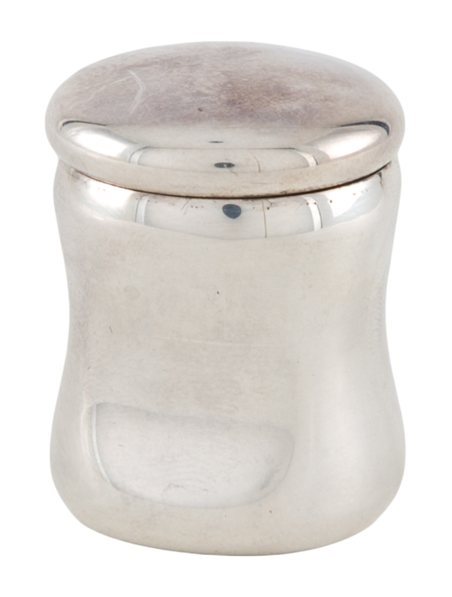 Tiffany & Co. Sterling Thumbprint Pill Box