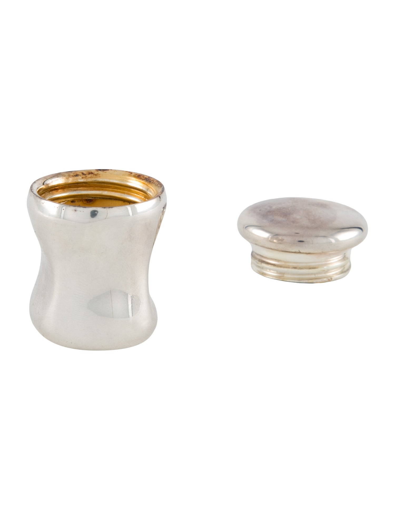 Tiffany & Co. Sterling Thumbprint Pill Box