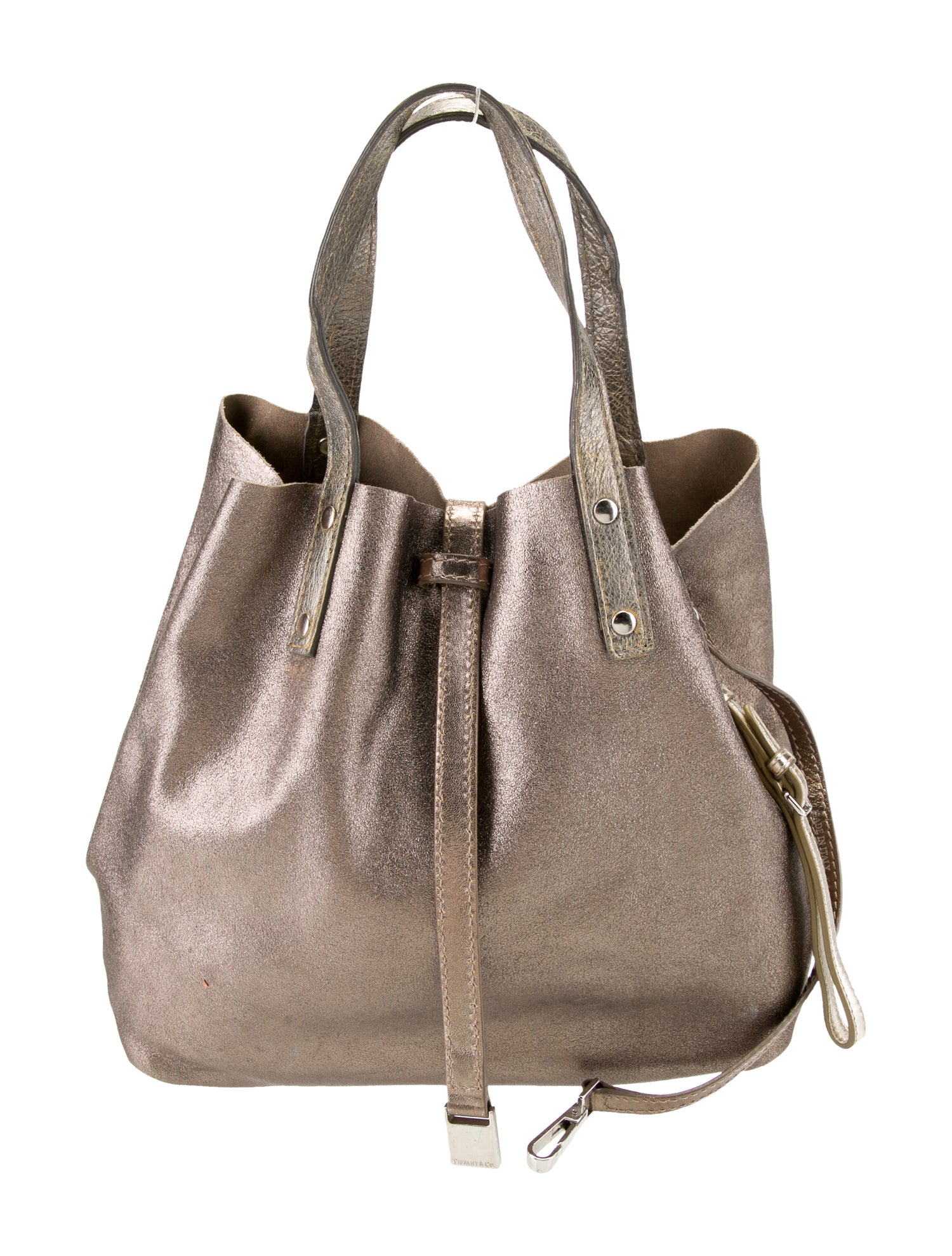 Tiffany & Co. Leather Top Handle Bag