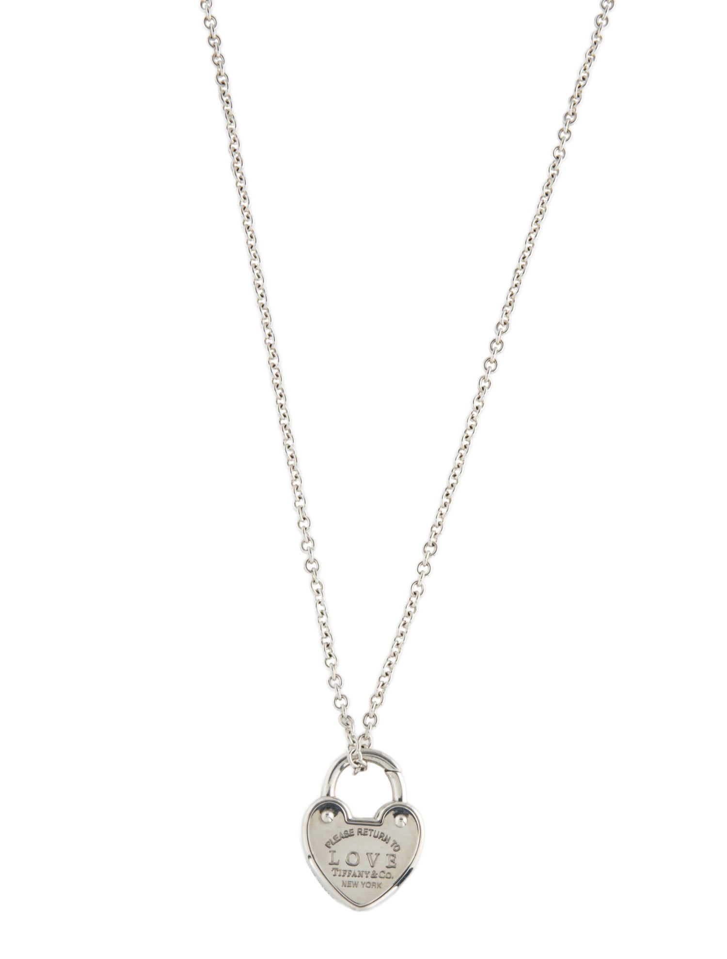 Tiffany & Co. Tiffany & Co. Love Lock Pendant Necklace