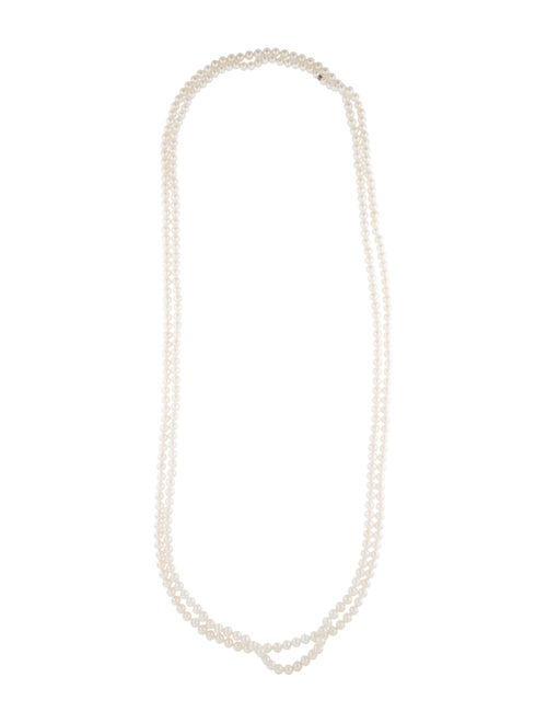 Tiffany & Co. Pearl Long Wrap Necklace