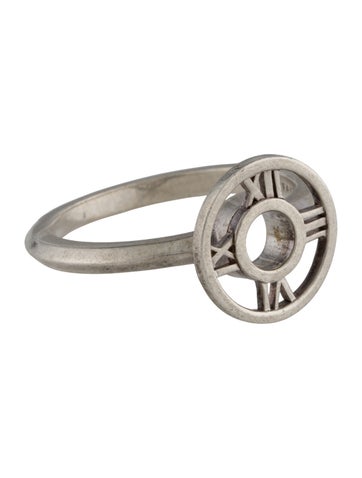 Tiffany & Co. Cocktail Ring Vintage Atlas Open Circle 9.5