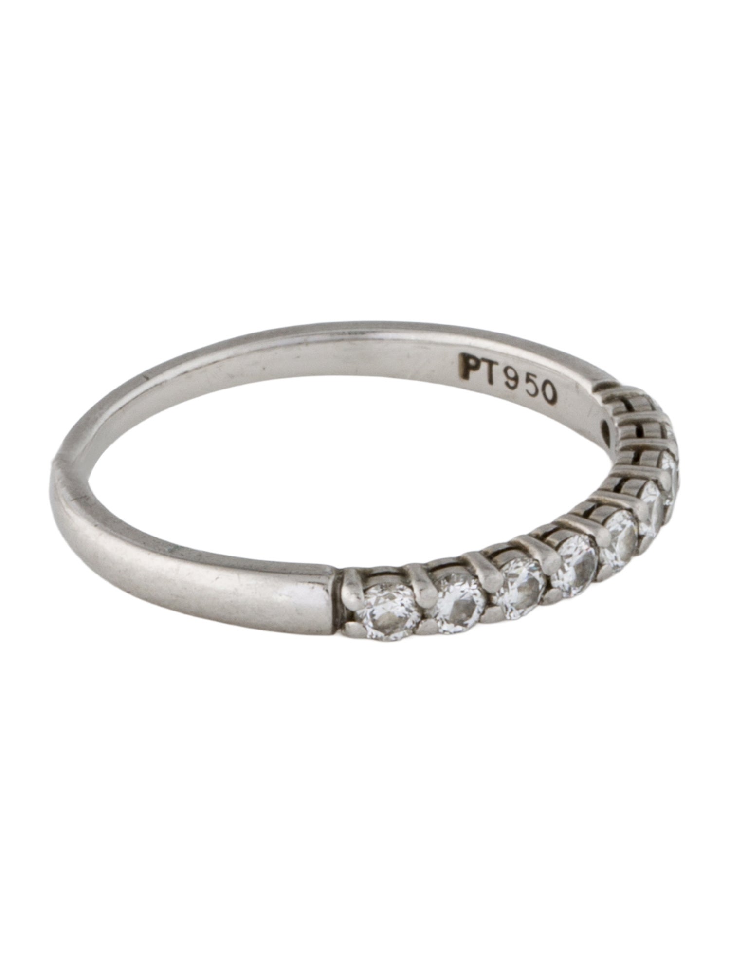 Tiffany & Co. Platinum Diamond Band