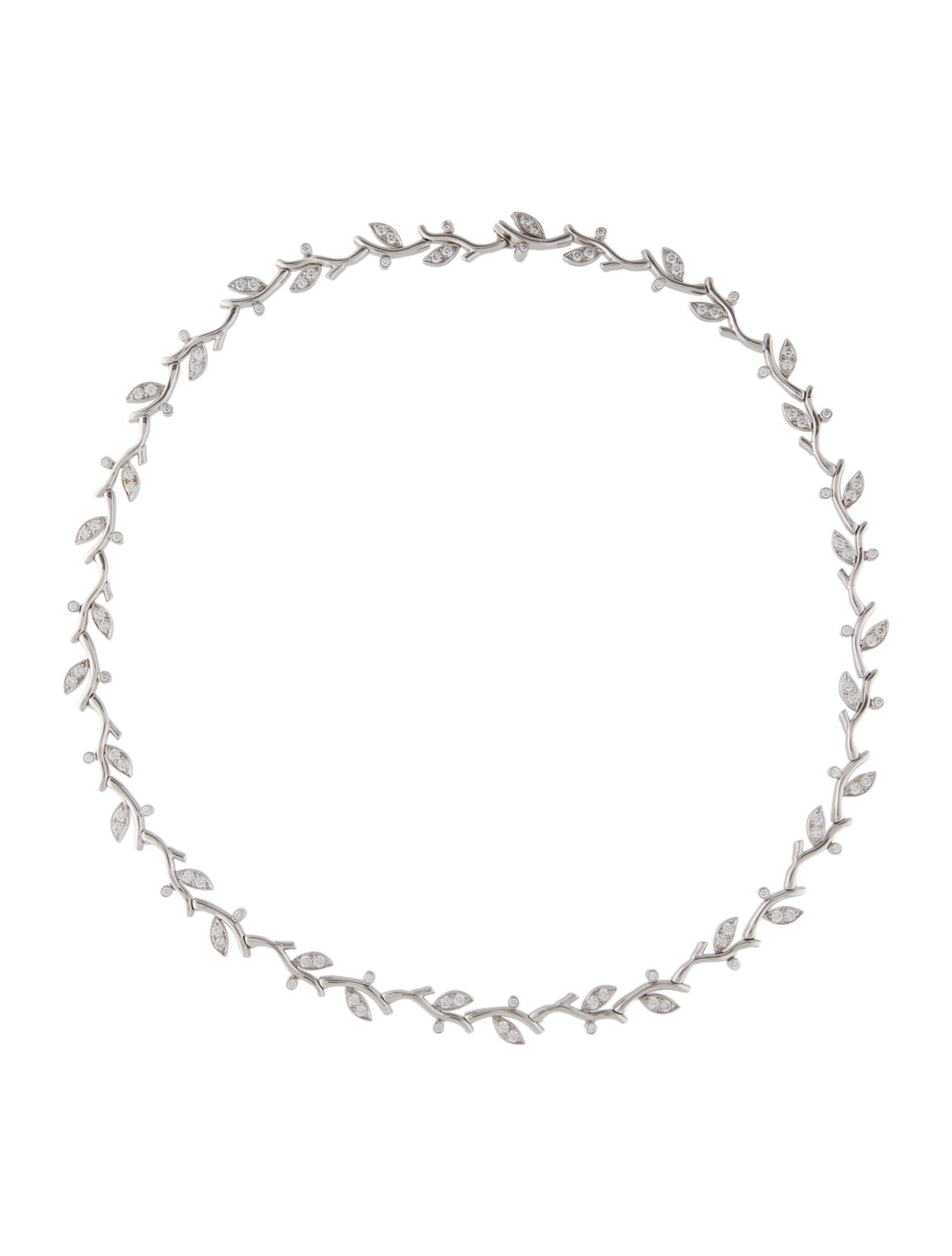 Tiffany & Co. Vintage Platinum 2.38ctw Diamond Garland Collar