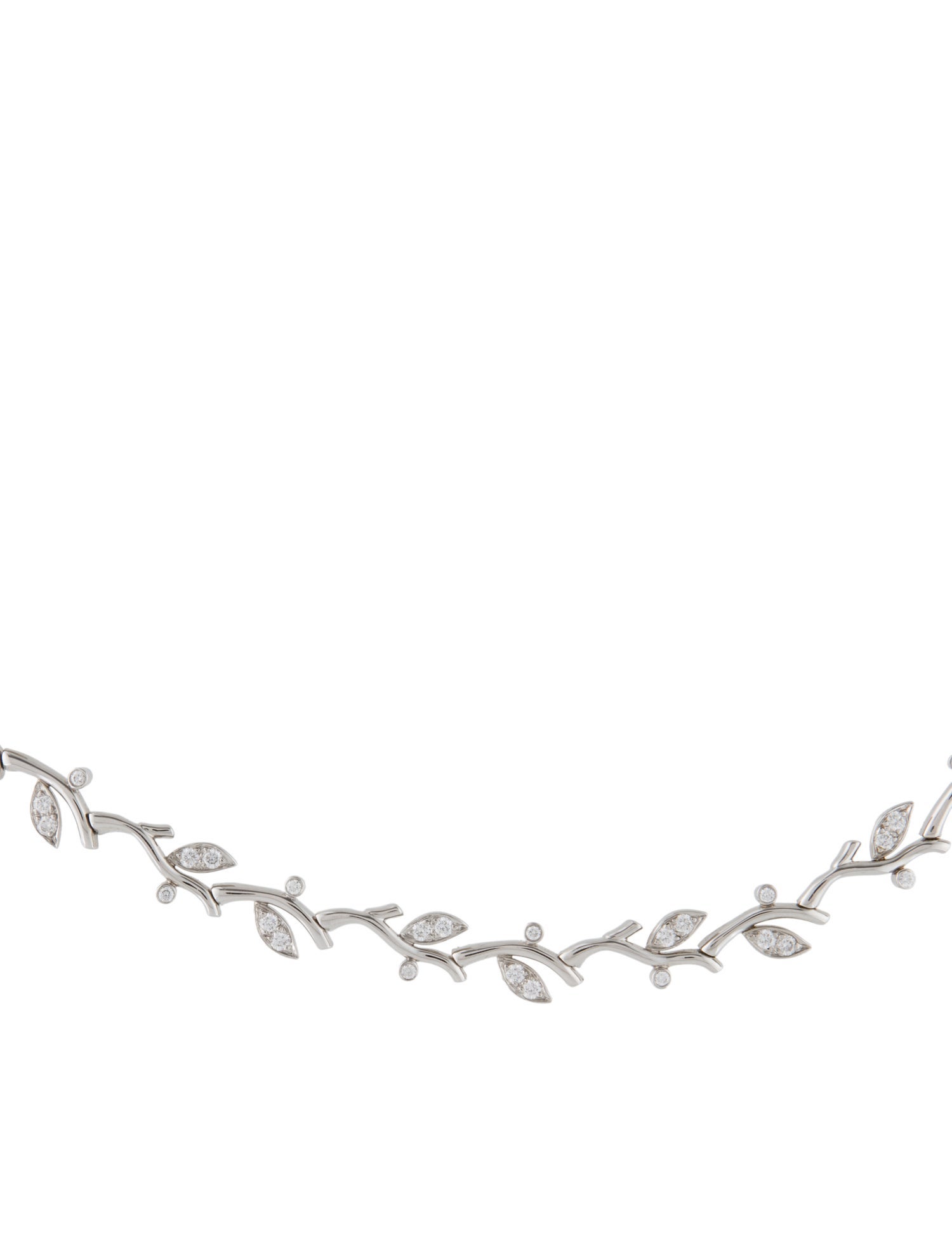 Tiffany & Co. Vintage Platinum 2.38ctw Diamond Garland Collar