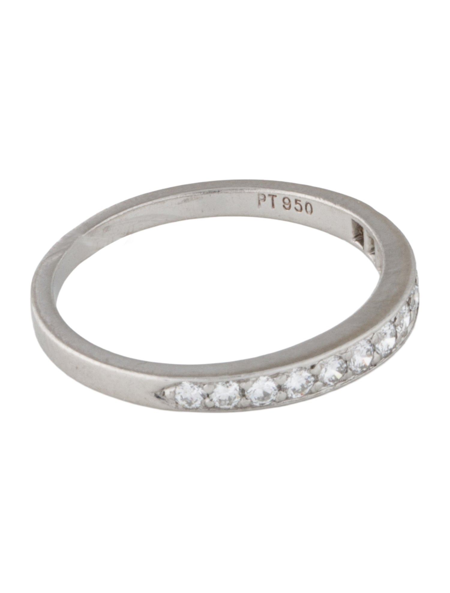 Tiffany & Co. Platinum Diamond Band