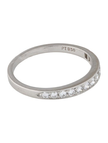 Tiffany & Co. Band Platinum Diamond 6.75