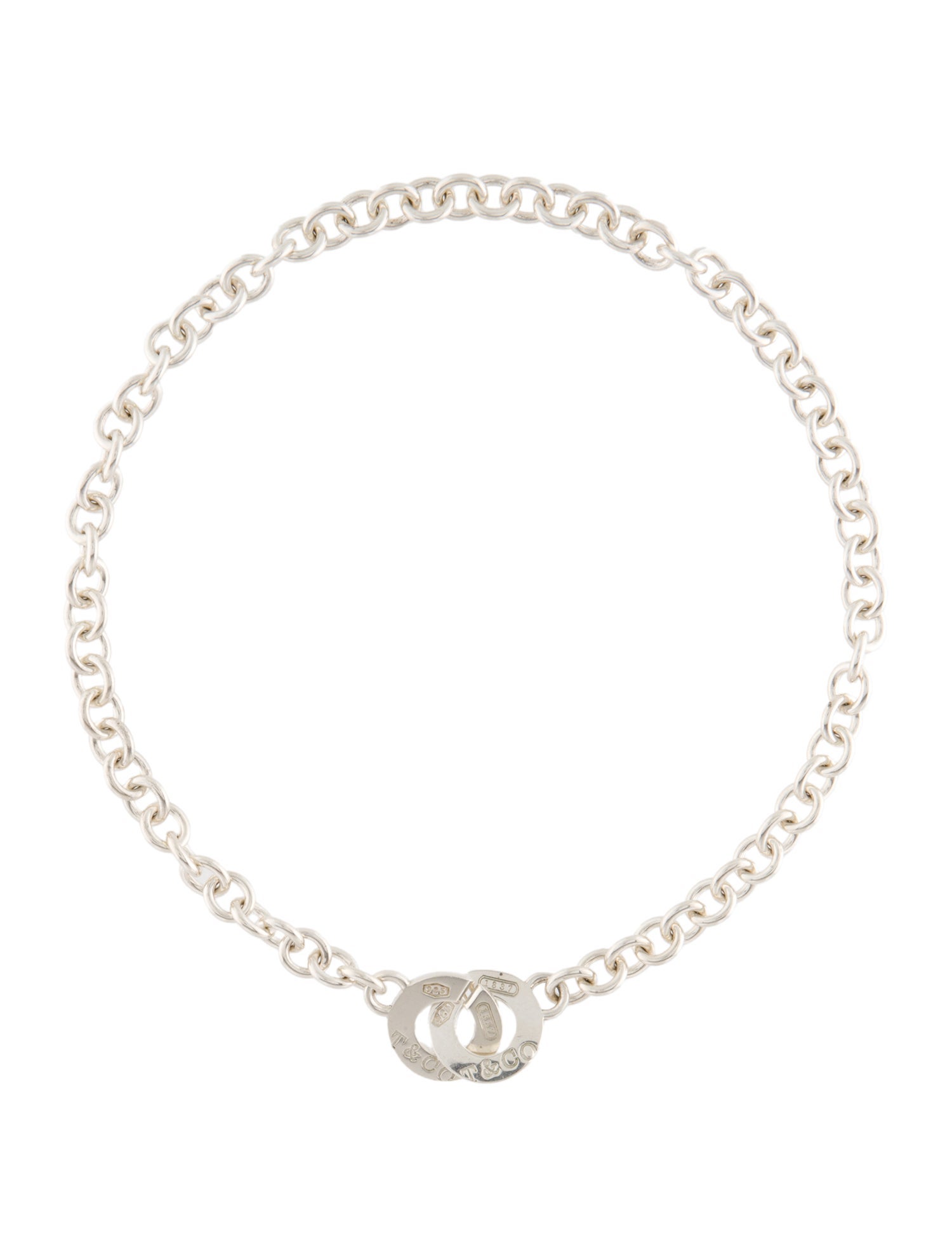 Tiffany & Co. 1837 Interlocking Circle Link Necklace