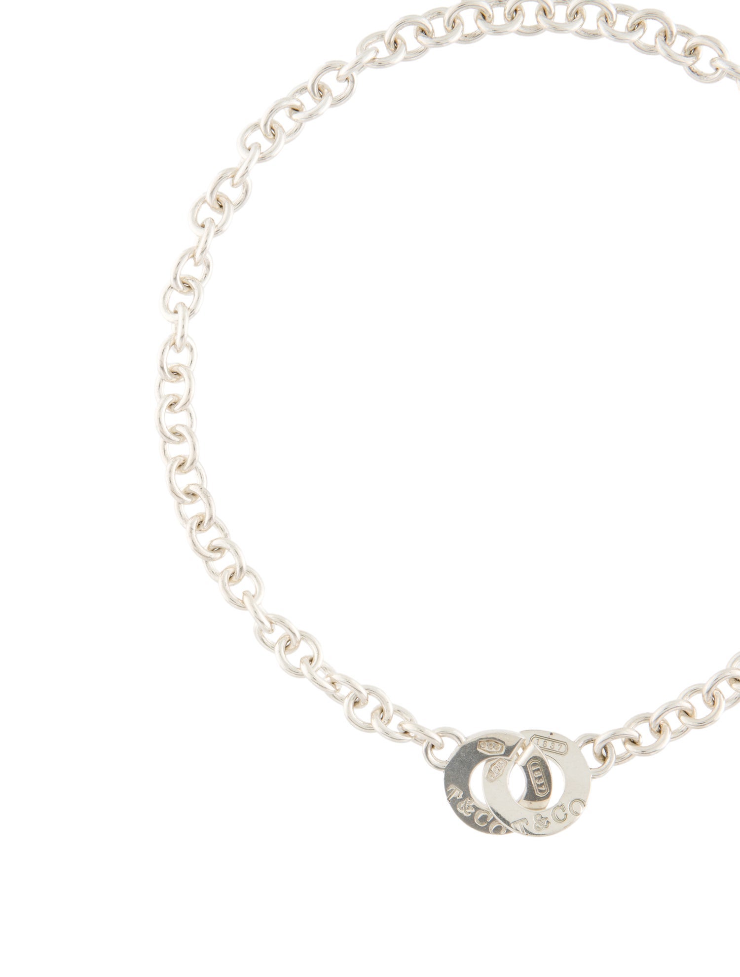 Tiffany & Co. 1837 Interlocking Circle Link Necklace