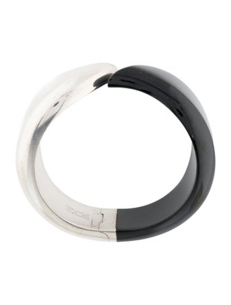 Tiffany & Co. Jade Feather Cuff Bracelet