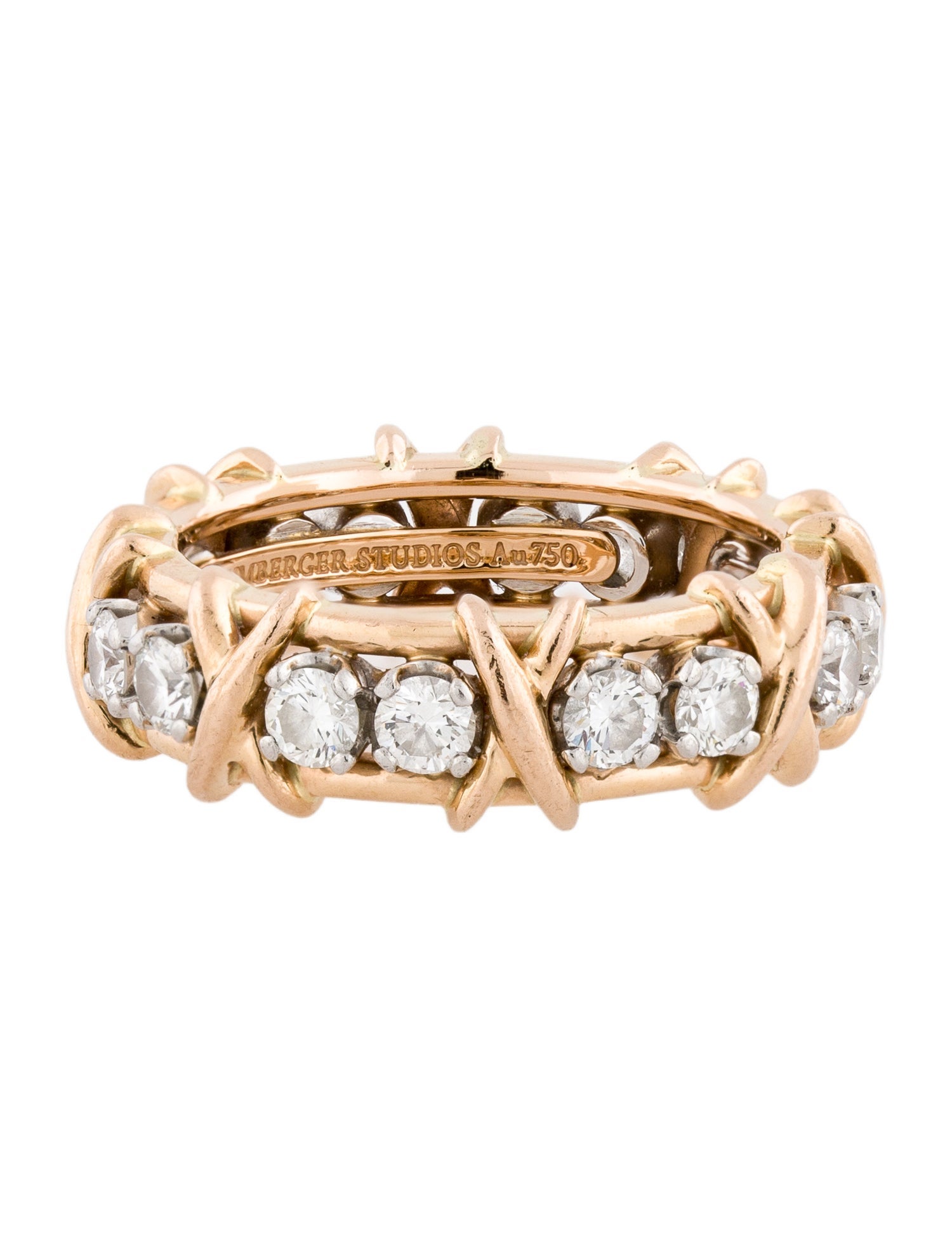 Tiffany & Co. 1.14ctw Diamond Sixteen Stone Band