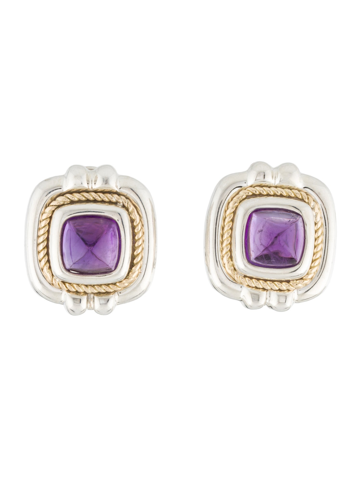 Tiffany & Co. Amethyst Earclip Earrings