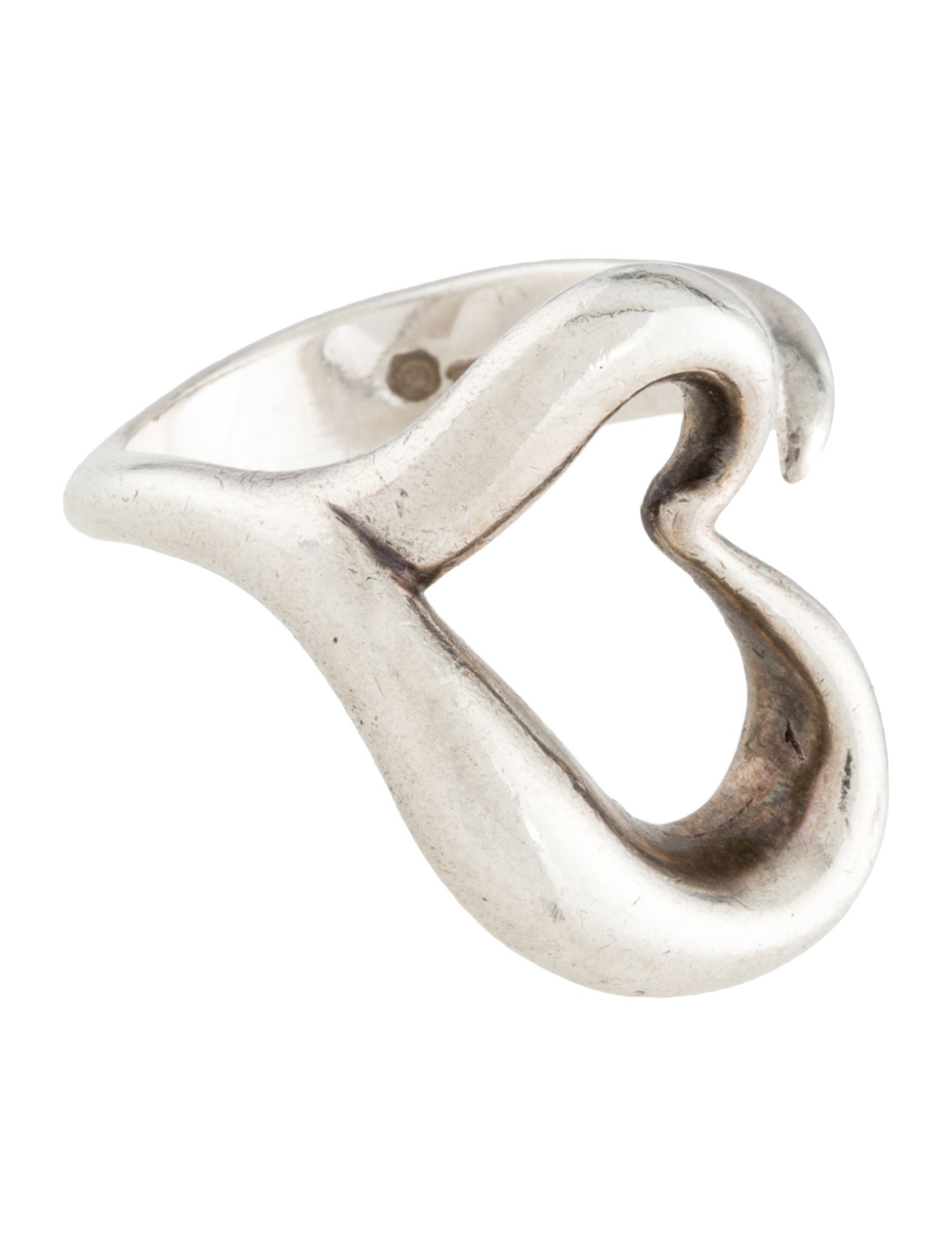 Tiffany & Co. Vintage Open Heart Ring